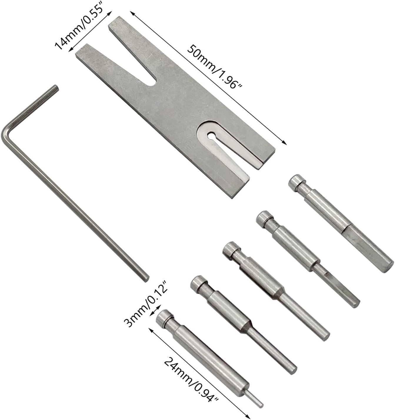 YGFRSTO RC Modeling Tool - Motor Pinion Gear Puller Remover Set - Aluminium Material - Aluminum Alloy Handle image number 5
