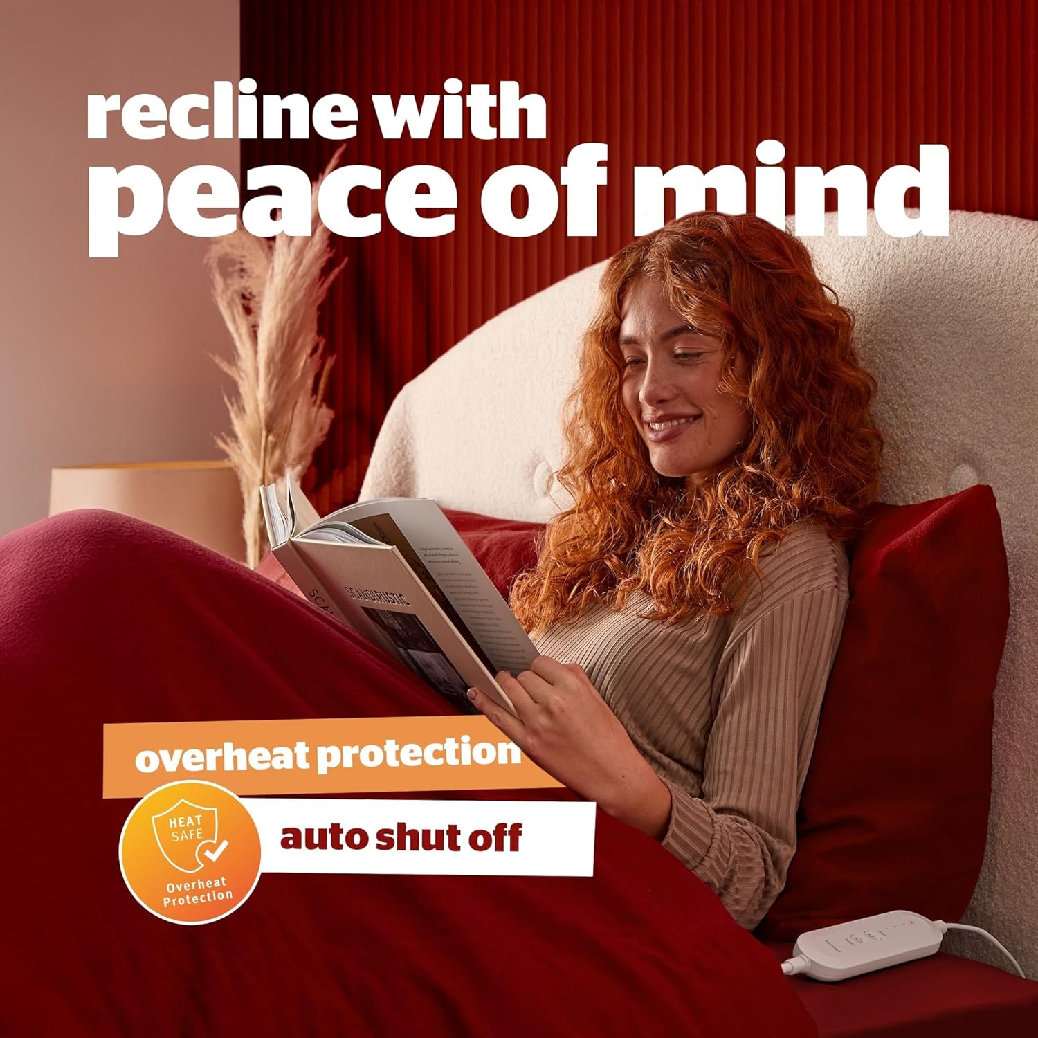 Silentnight Comfort Control Electric Blanket - Heated Underblanket with 3 Heat Settings, Fast Heat Up, Overheat Protection and Easy Fit Straps - Machine Washable - Single 135X72Cm image number 1