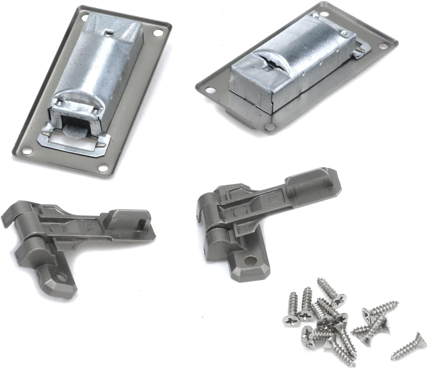 2 Vanity Case Buckle, Luggage Combination Lock, Toolbox Buckle with Combination Lock, 3 Position Password Lock (Pearl Nickel) - Pearl Nickel image number 2