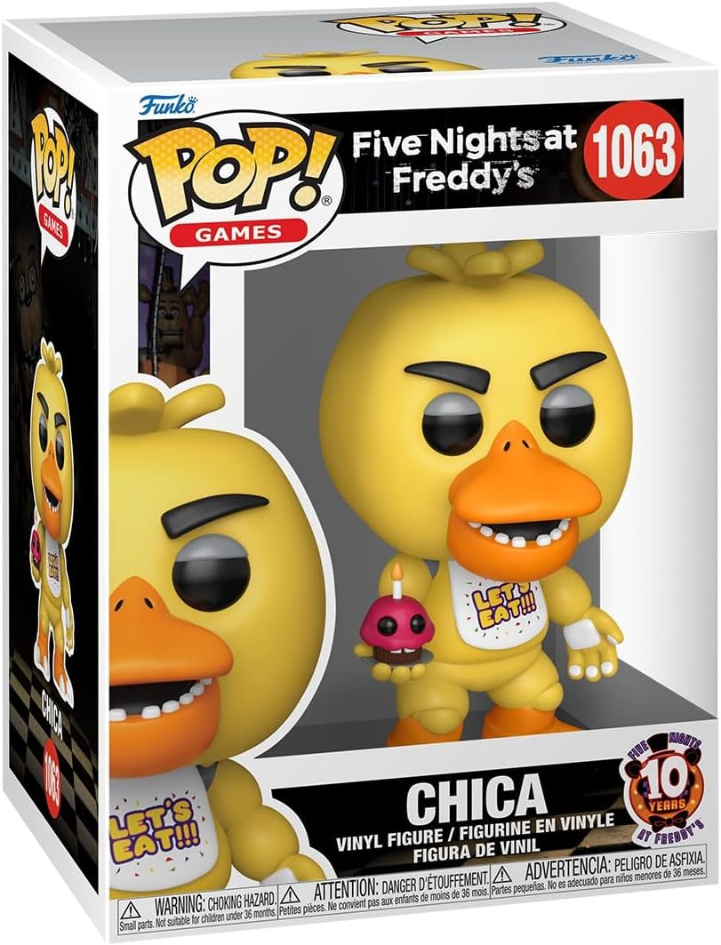 Funko POP! Games: Five Nights at Freddy'S - Chica, 10Th Anniversary (FNAF) image number 6