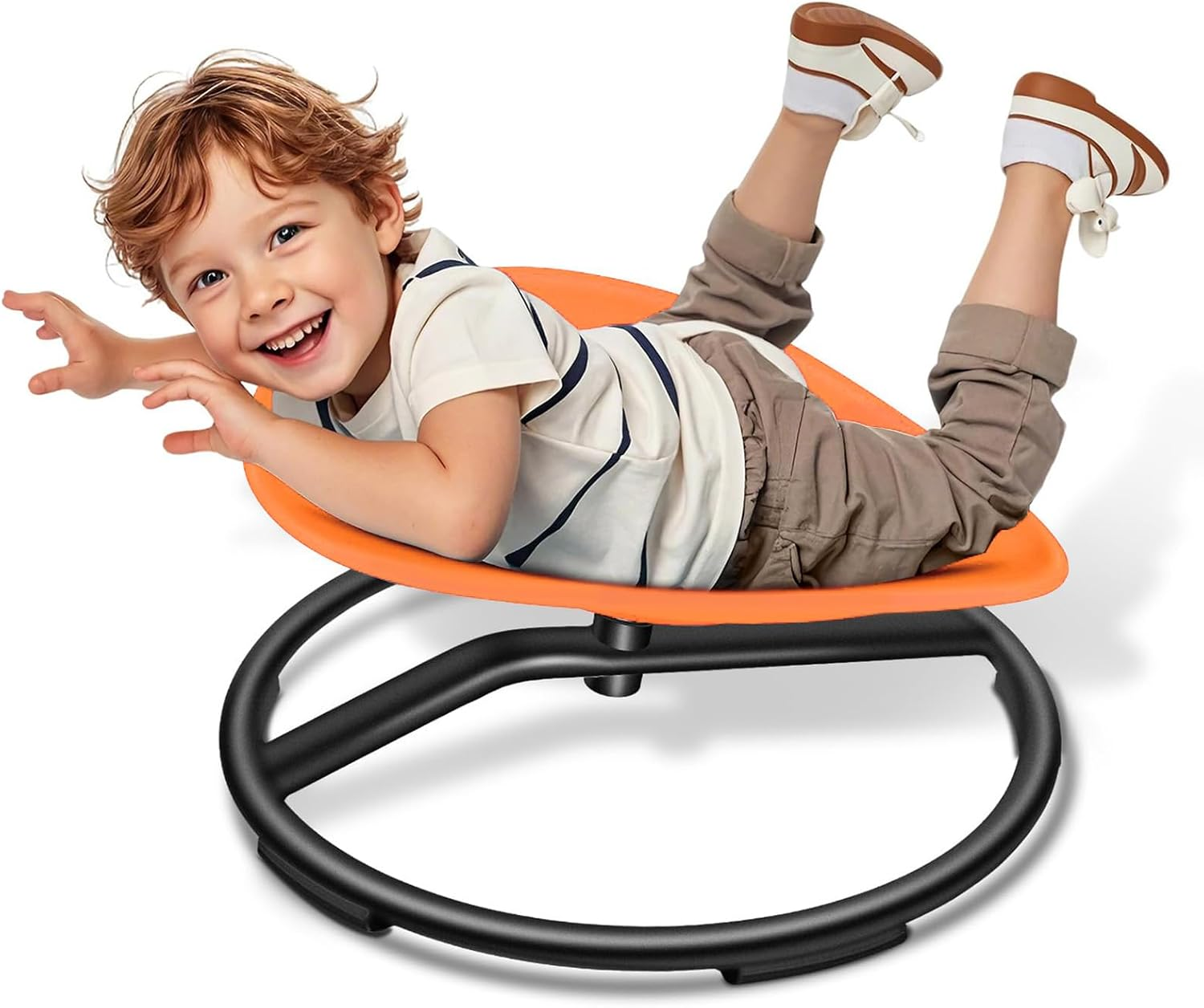 MOTYYA Spinning Chair for Autistic Kids, Autism Sensory Spinning Chair, Kids Sensory Swivel Chair, Toddler Spinning Seat Training Body Coordination and Balance, Sit and Spin Autism Toys