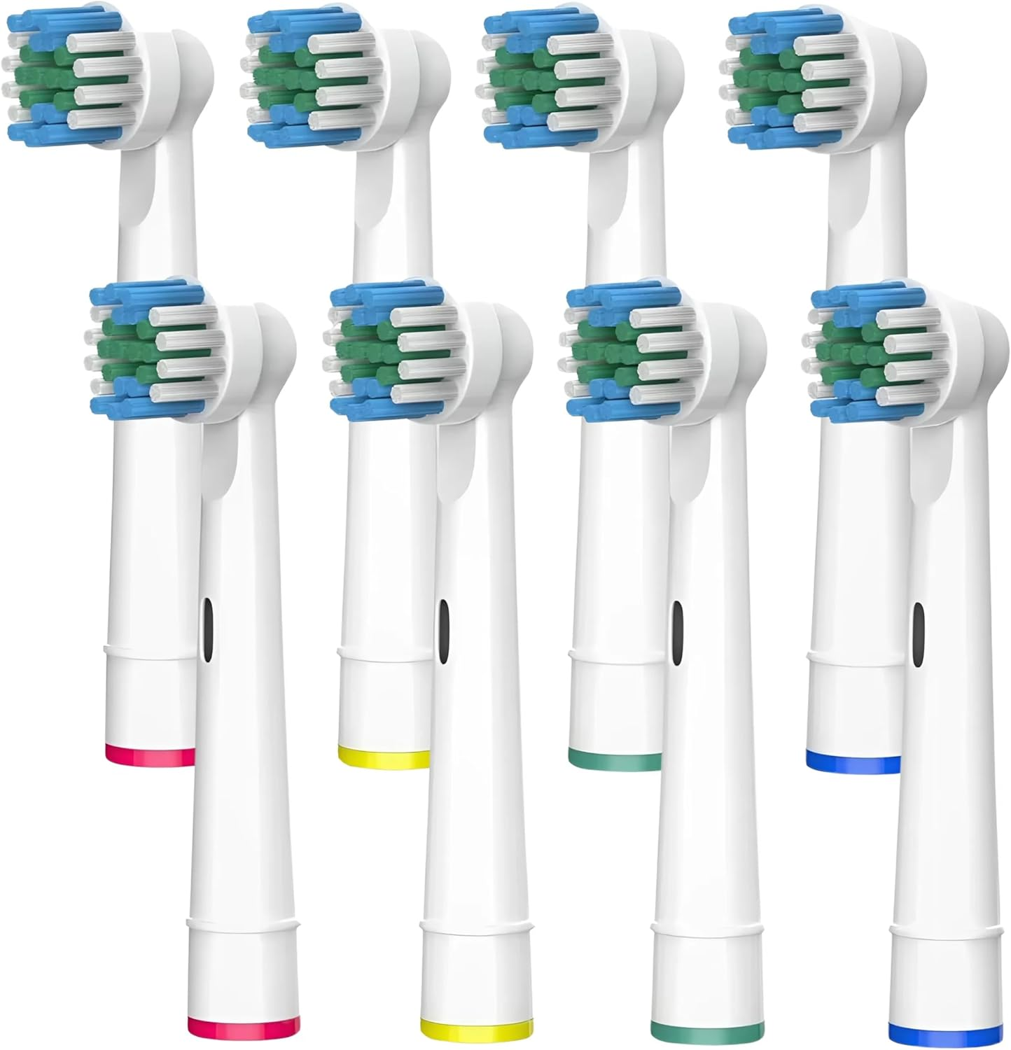 EZONEDEAL Electric Toothbrush Replacement Heads, Replacement Brush Heads, Professional Soft Clean Toothbrush Head, Replacement Toothbrush Heads Compatible with Oral B Braun (Normal Clean, 8 Pcs) image number 5