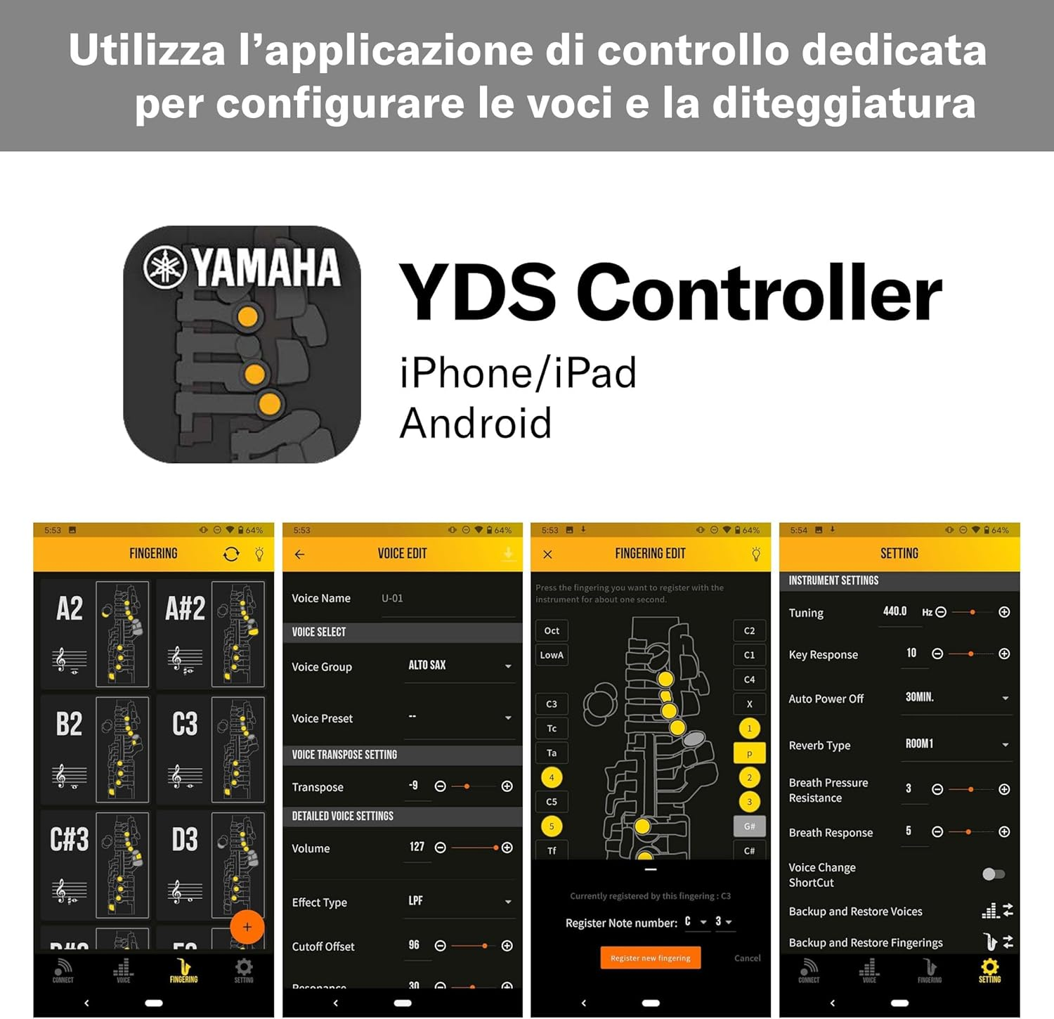 Yamaha YDS-120 Digital Sax image number 5