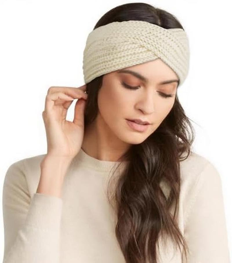 Pack of 6 Winter Headbands, Women'S Wide Knitted Girls Women Ear Warmers, Headbands, Knitted Hair Band, Thick, Elastic, Warm Winter Hair Bands, Headband, Hair Accessories, Headband Headwrap, Hair image number 2