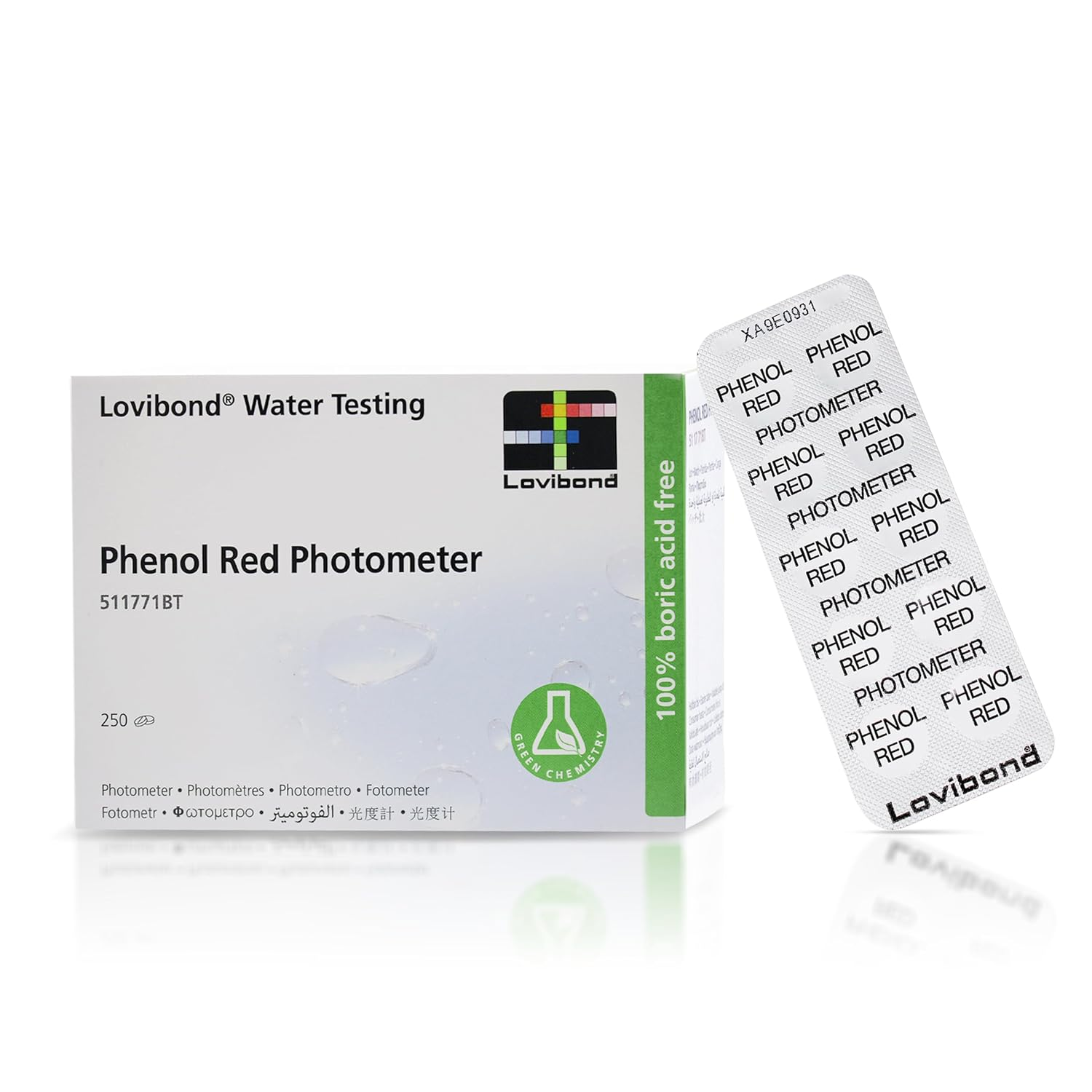 Lovibond Phenol Red Photometer 250 Ph Tablets image number 1