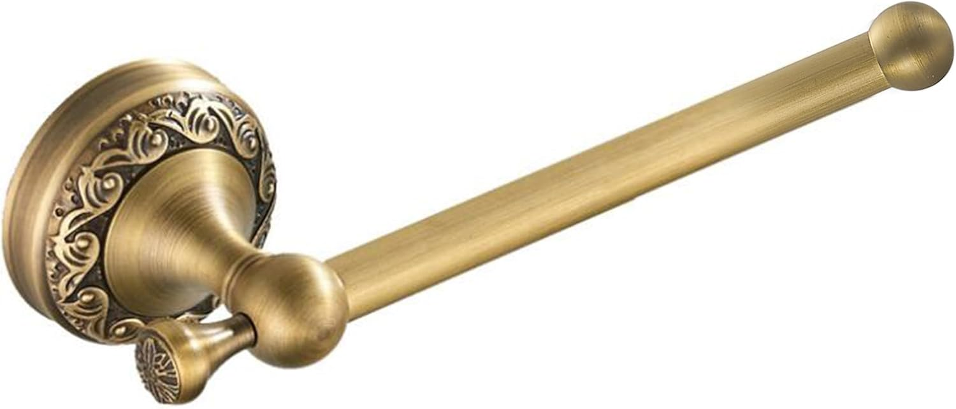 Toilet Paper Holder, Bathroom Toilet Paper Roll Holder Antique Bronze Brass Wall Mounted Bathroom Hardware Accessories,Pattern Carving Design image number 6
