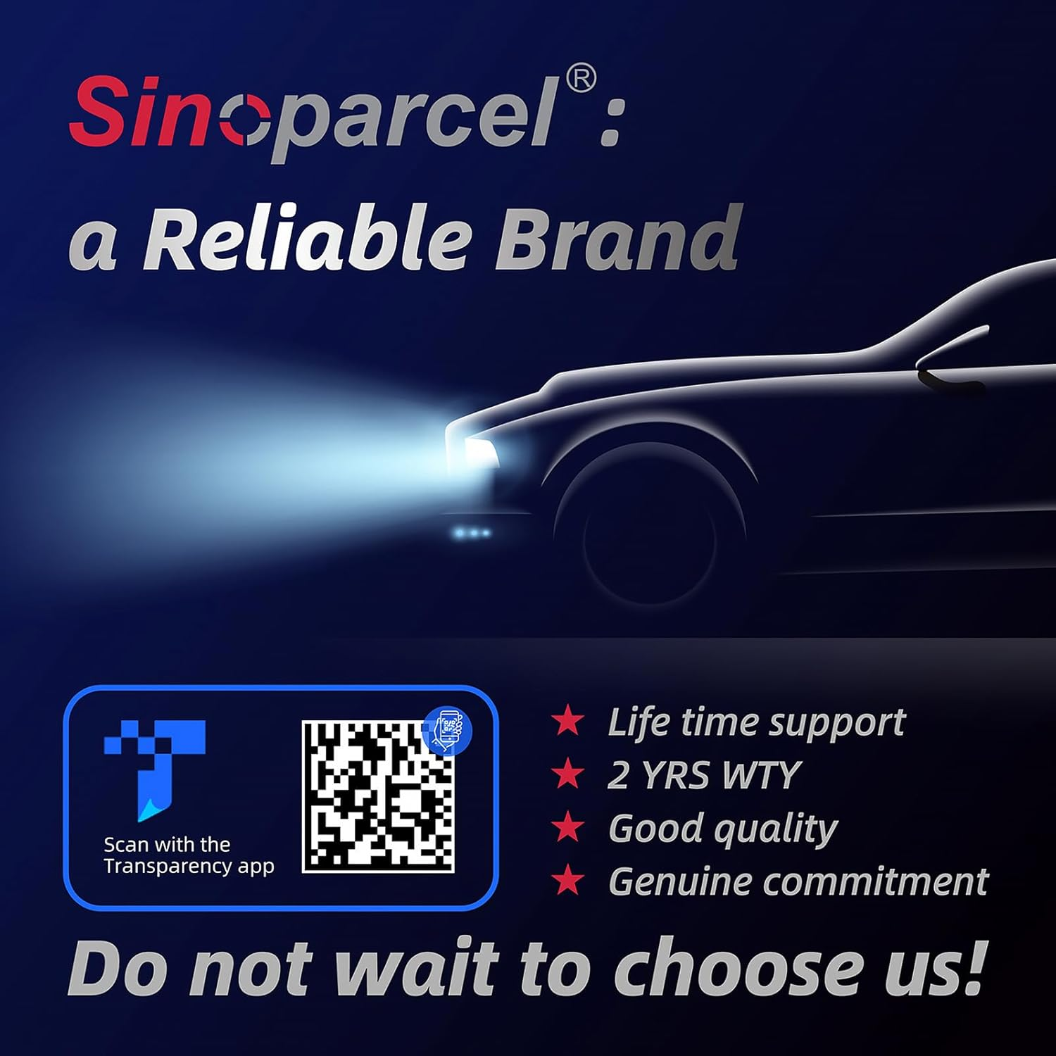 Sinoparcel H11 LED Headlight Bulb Low Beam, H11/H8 Fog Light Bubs or DRL or H9 High Beam, 20000Lm/Set 6500K White with Cooling Fan, Super Bright Conversion Kit, Pack of 2