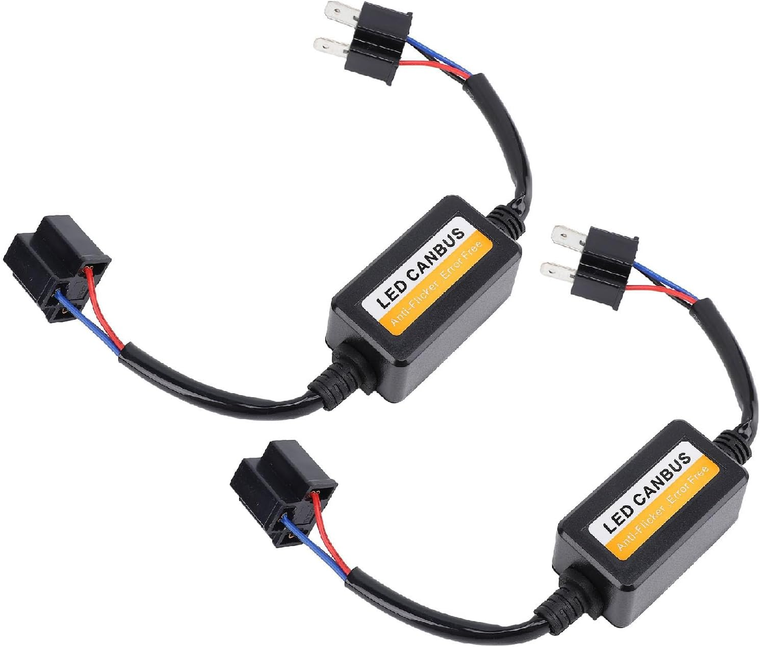 2Pcs H4 LED Canbus Decoder Bypassing Wiring LED Light Decoder for Stable Quality Installation for H4 Headlight Models image number 1