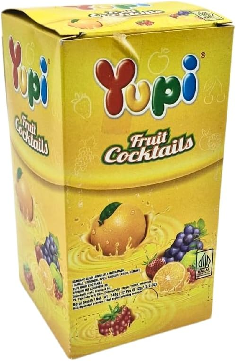 Yupi Fruit Cocktail Candy 15G*12