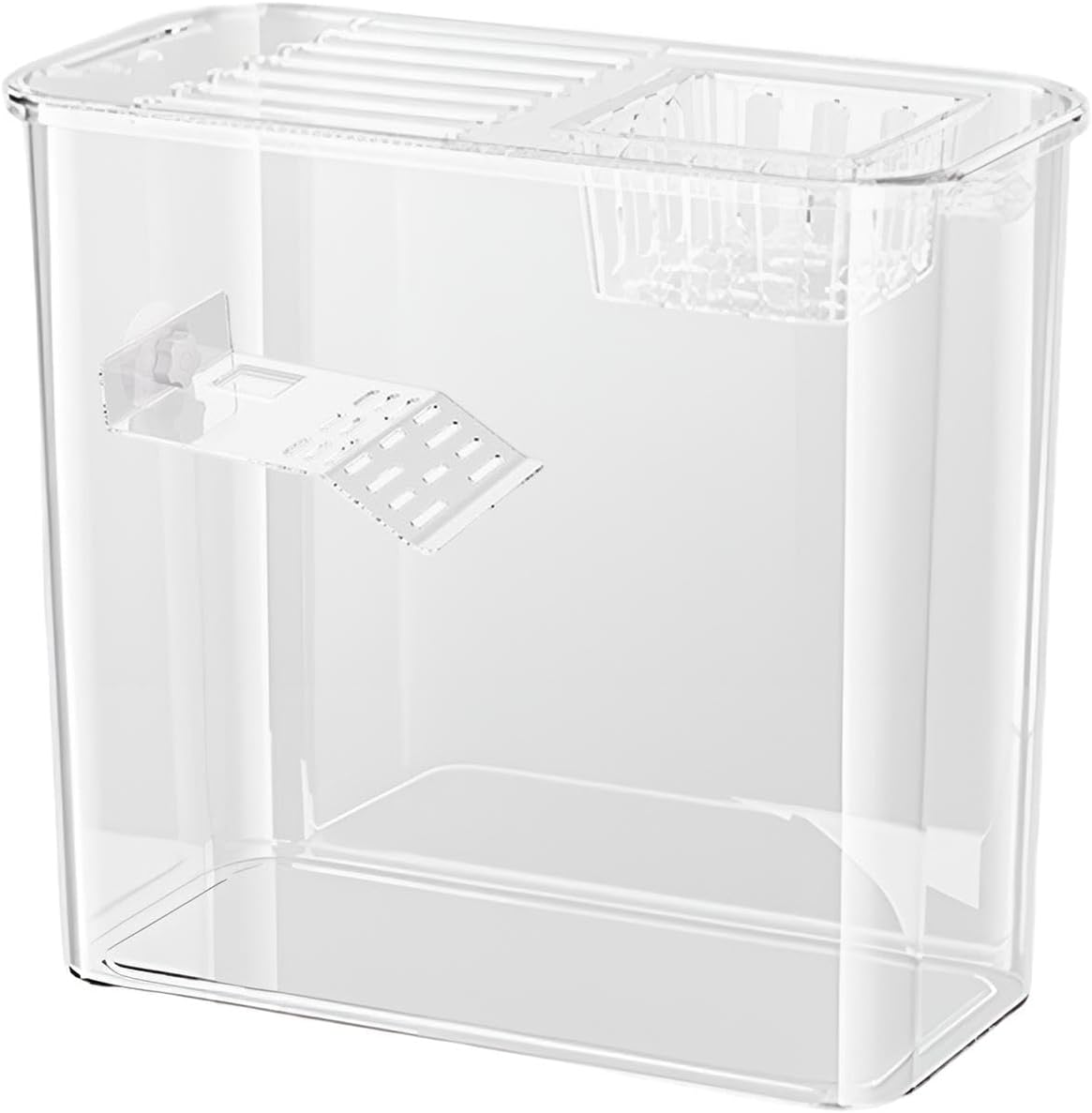 Turtle Aquarium, Transparent Turtle Tank, Turtle Fish Tank, Terrace Turtles Tank, Multifunctional Tortoise Tanks with Clear Design for Turtles and Aquatic Pets, Perfect for Raising and Displaying image number 5