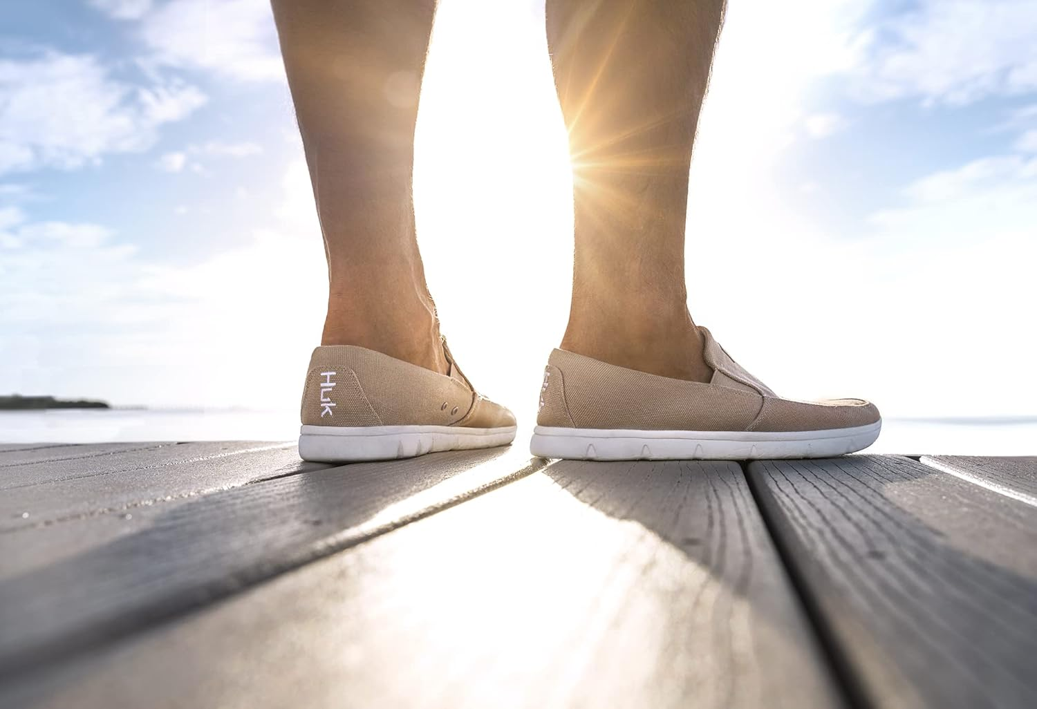 HUK Men'S Performance Brewster Slip-On Wet Traction Fishing Deck Shoes Boat image number 3