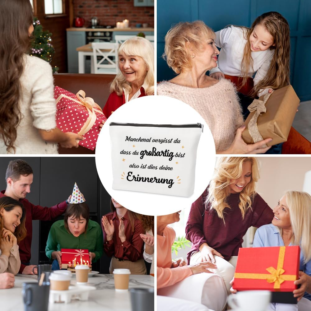 Courage Gift Makeup Bags, Motivational Gifts, Courage Gift, Encouragement Gifts, White image number 4