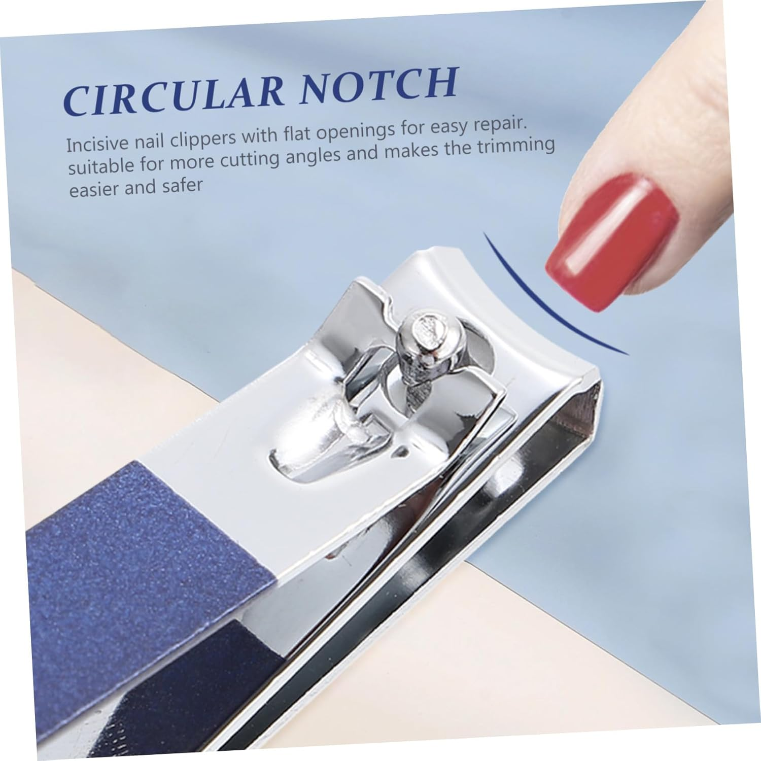 SOLUSTRE Stainless Steel Multi-Function Manicure Pedicure Set 18Pcs Household Nail Clippers Grooming Kit with Tool Case for Professional Hand and Foot Care image number 6