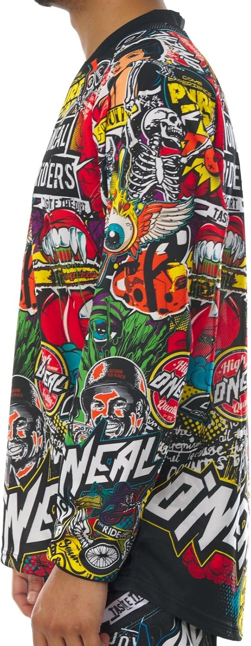 O'NEAL 0023-102 Mayhem Crank Men'S Jersey (Black/Multi, Small) image number 4