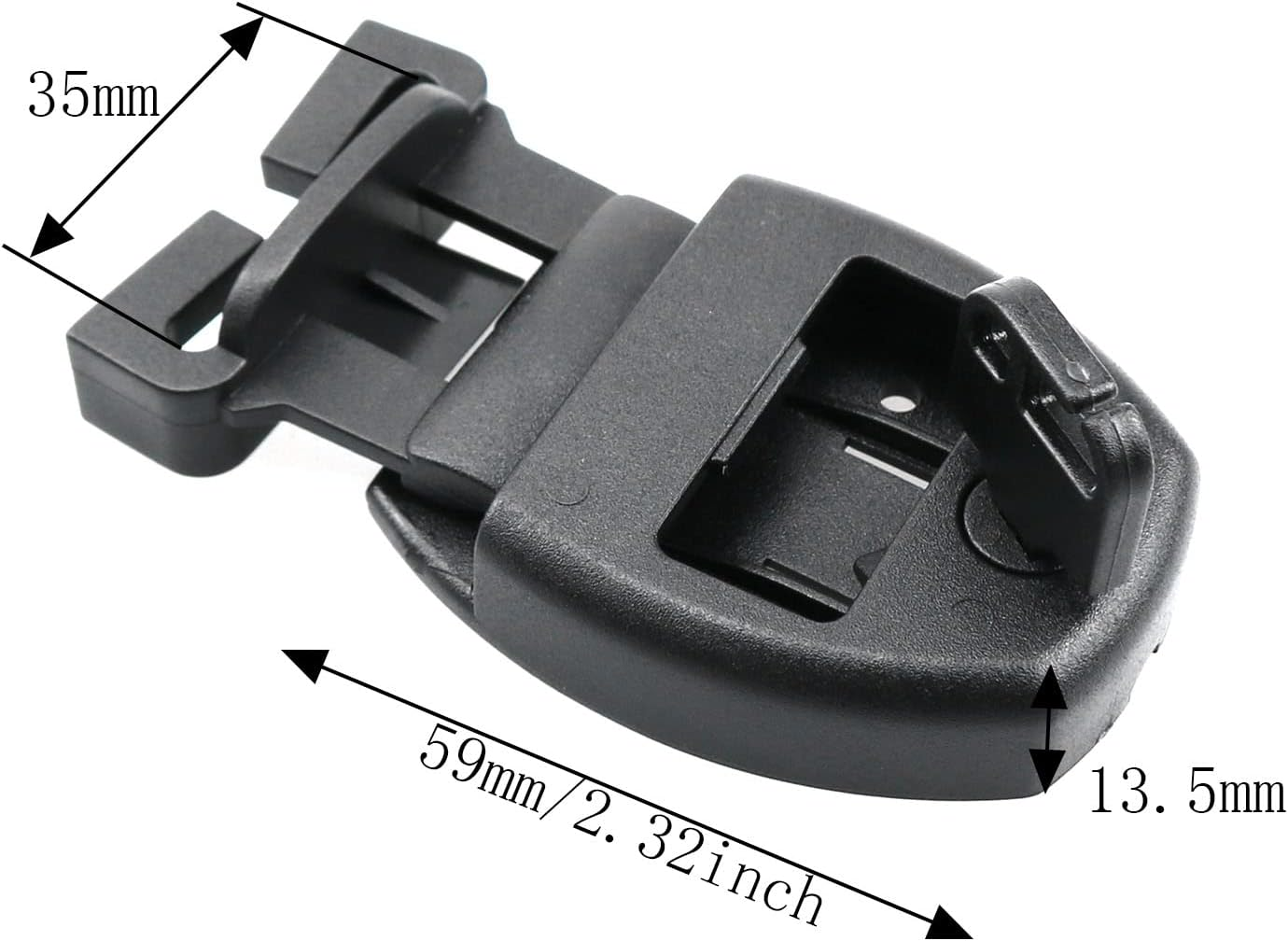 MEETOOT 4Set of Hot Tub Spa Cover Locks Key Pinch Release with 8Pcs Screws, Outdoor Hot Tub Spa Pool Cover Lock down Straps Clips image number 2