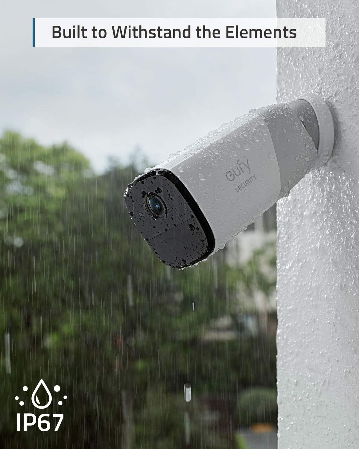Eufy Security, Eufycam 2 Pro Wireless Home Security Add-On Camera, 2K Resolution, Requires Homebase 2, 365-Day Battery Life, Homekit Compatibility, IP67 Weatherproof, Night Vision, No Monthly Fee image number 2
