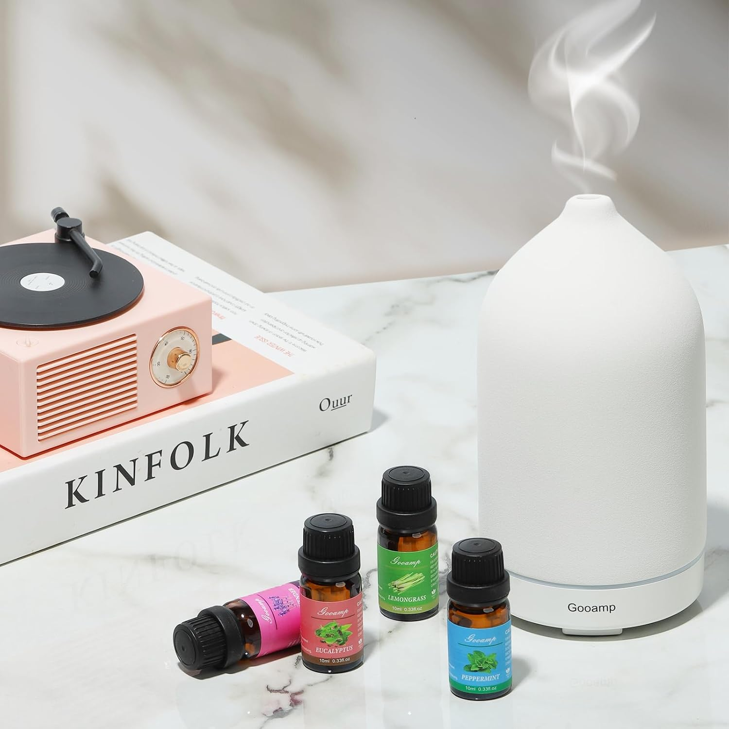 Essential Oils Set-Top 6 Organic Blends for Diffusers,Candle Making,Aromatherapy,Humidifiers,Gifts - Peppermint,Teatree,Lavender,Eucalyptus,Lemongrass,Orange(6X0.33 Fl Oz) image number 3