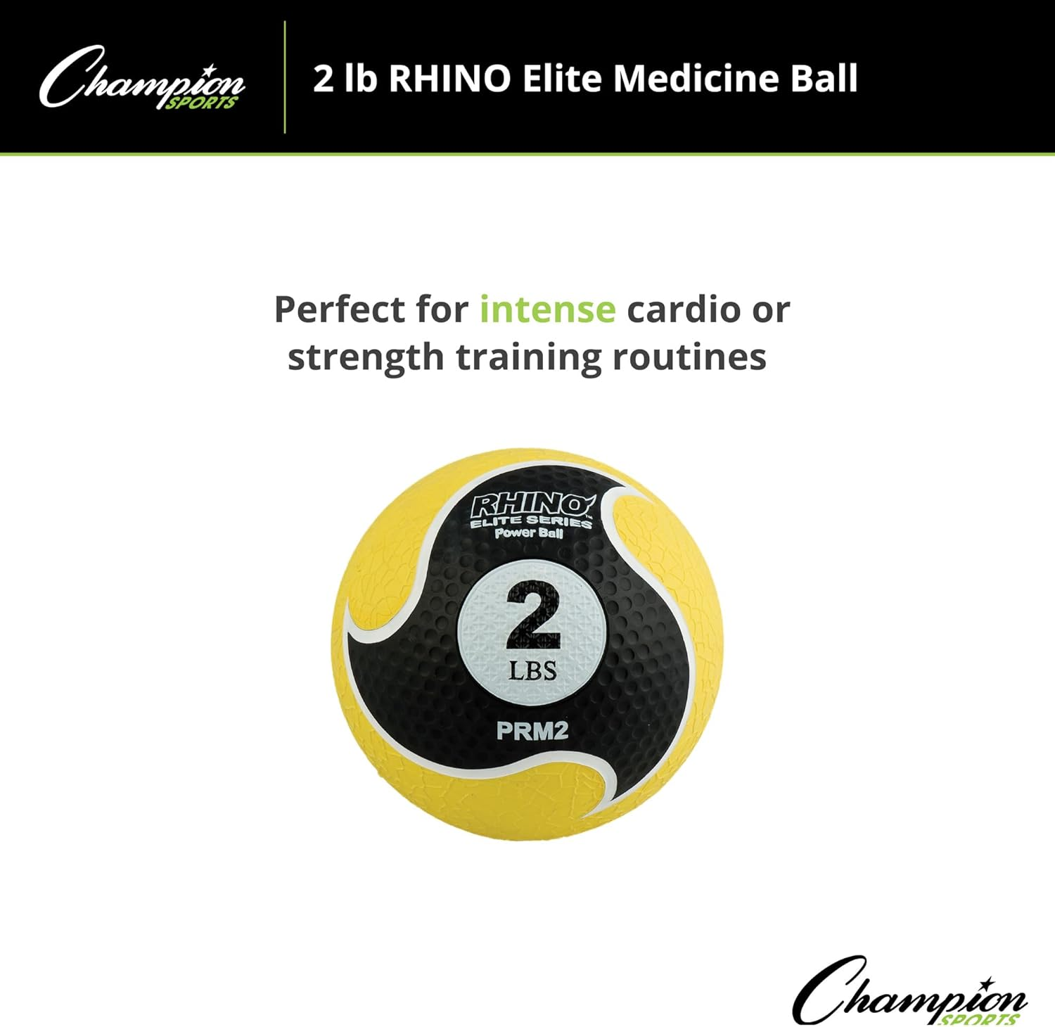 Champion Sports Rhino Elite Medicine Ball - in Multiple Weights - Blue image number 6
