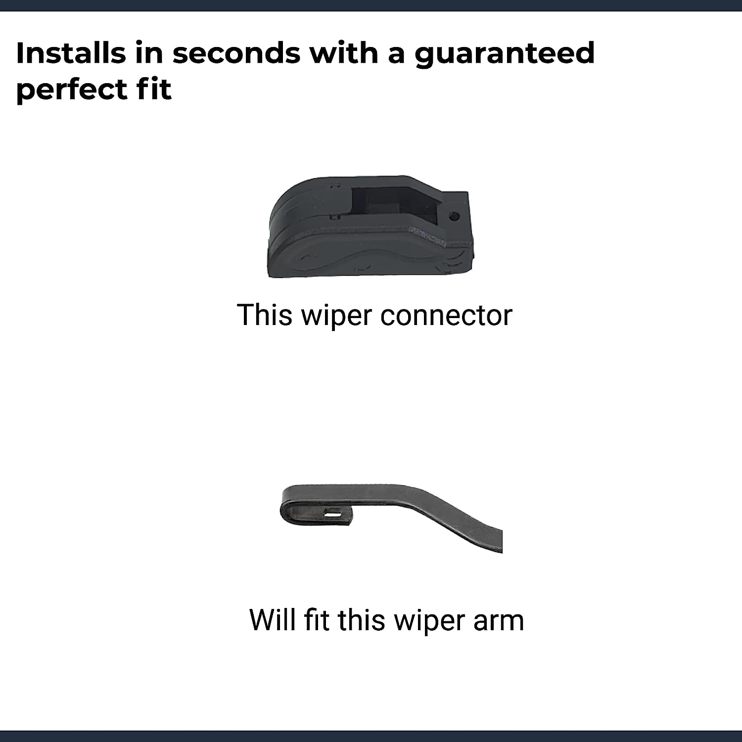 Acatana Wiper Blades Suitable for Mitsubishi Pajero Sport QE QF 2015-2021 Pair of 22" + 18" Front Windscreen Windshield Frameless Replacement image number 4
