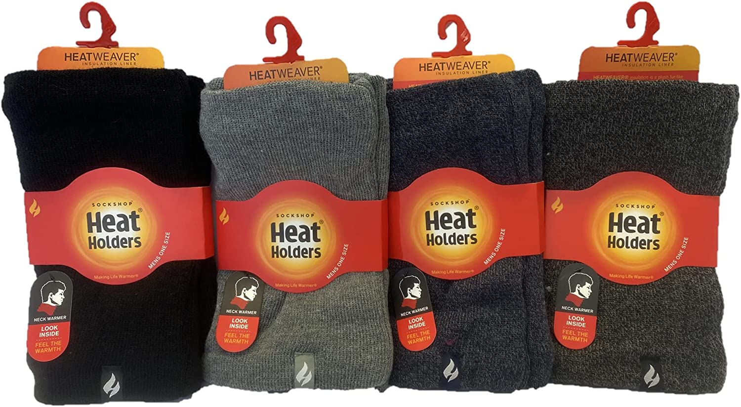 Heat Holders | Sockshop | Men'S Stockley Winter Warm Thermal Neck Warmer | under & over Chin Design | One Size Fits Most