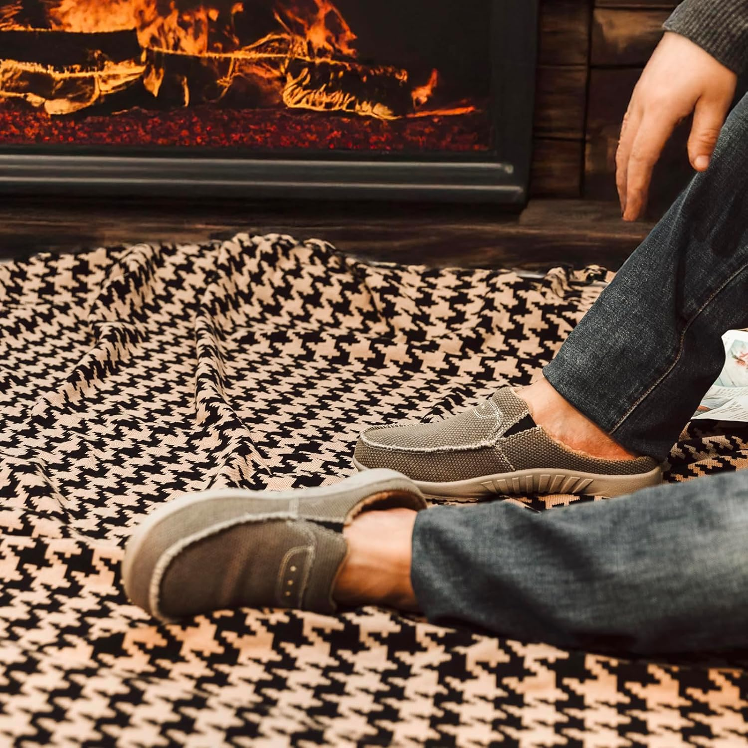 Lazystep Men'S Trevor Orthopedic Slide Slipper with Arch Support