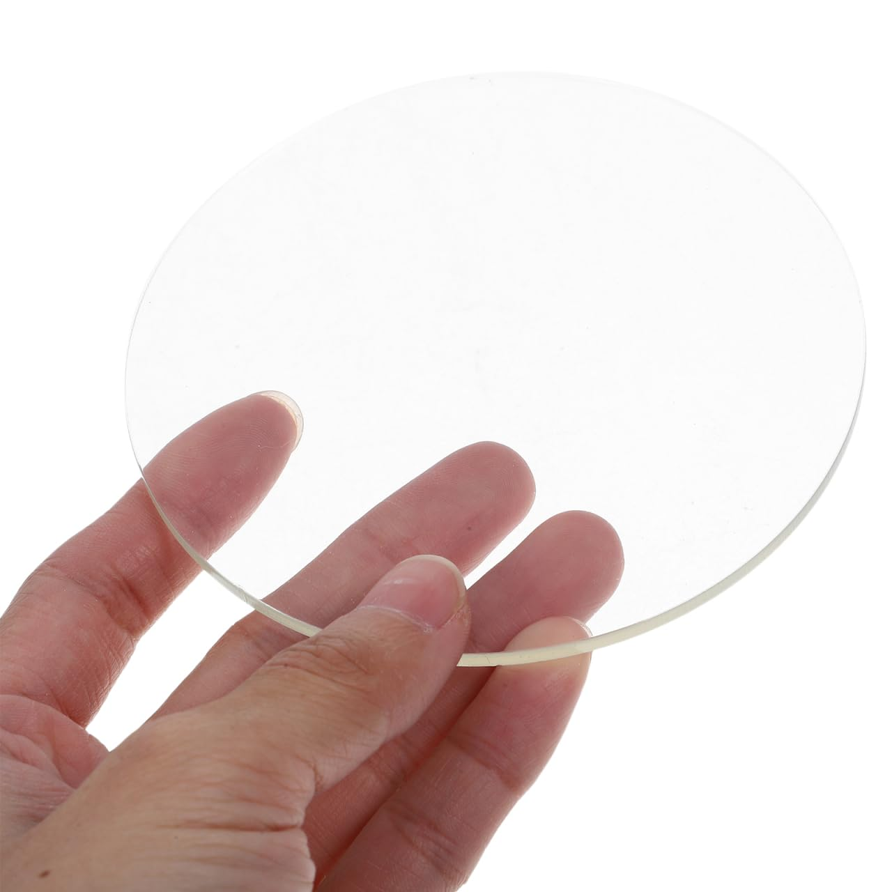 COHEALI 5Pcs Transparent Acrylic round Discs, 100Mm Diameter, 3Mm Thick, Ideal for DIY Crafts, Office Signs, Coasters, and Tabletop Protection image number 6