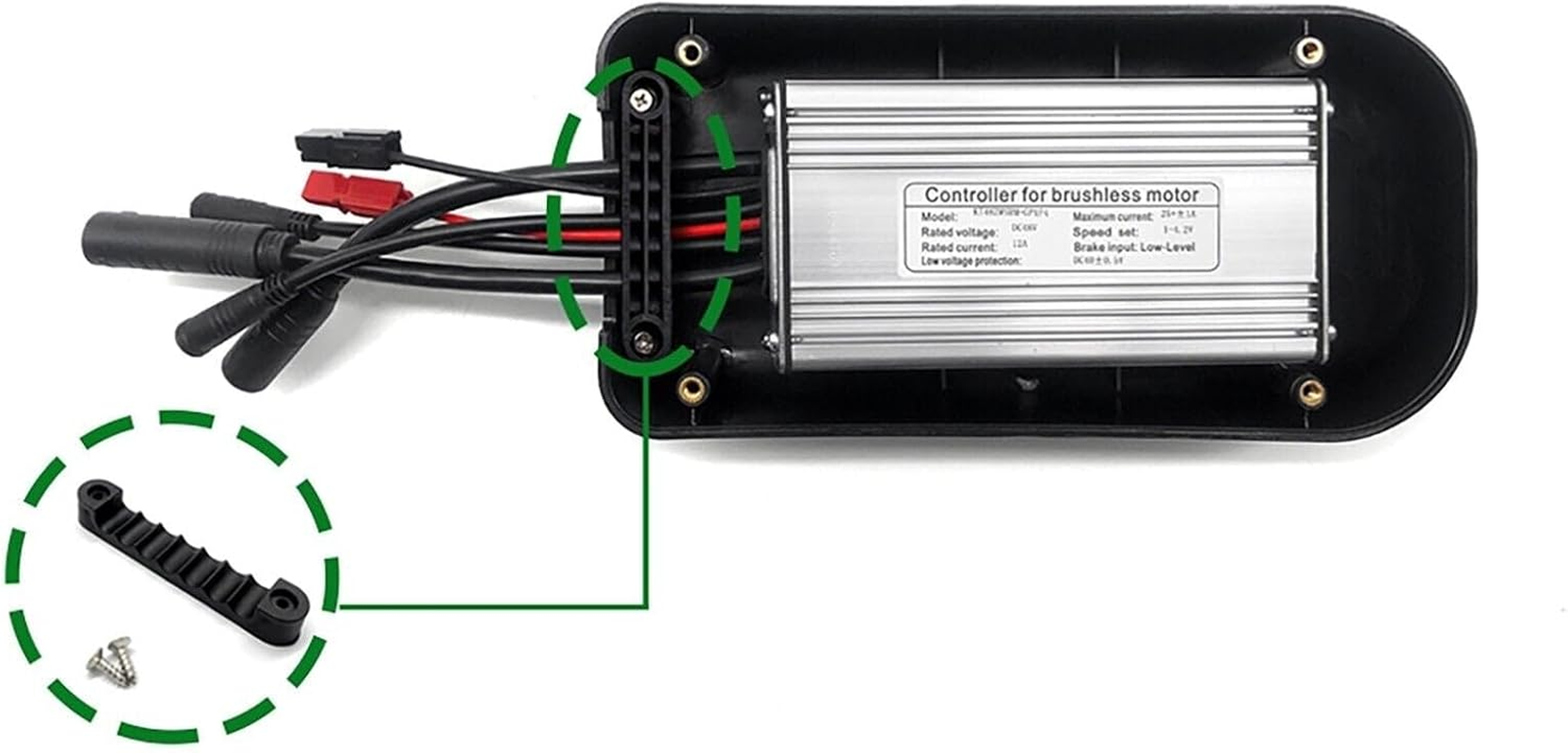 TDR Electric Bike Controller Box Waterproof Dustproof ABS Case for 9 Mosfet 12 Mosfet Controller E-Bike Conversion Kit Accessories Protective Cover image number 3