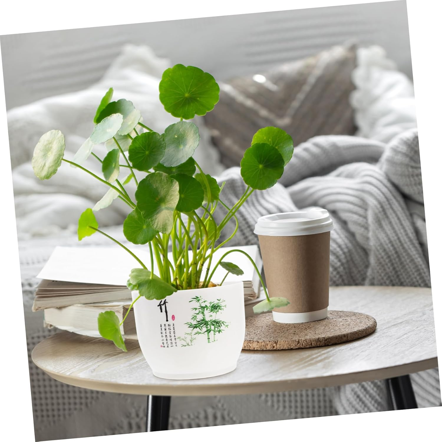 Sosoport 2Pcs Hydroponic Planter Bowl Home Gardening Pot Plastic Daffodil Pot for Indoor Outdoor Use - Multi image number 6