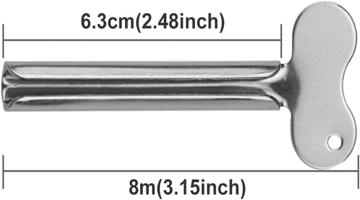Tube Squeezer - 4PCS Stainless Steel Tube Squeezer - Tube Squeezer Stainless Steel, Toothpaste Dispenser,Metal Toothpaste Tube Squeezer, for Toothpaste Cosmetic Oil Cream Paint Squeezer image number 1