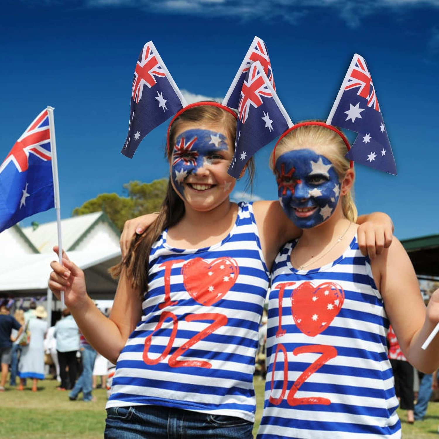 Australia Flag Headband Comfortable and Stretchable, Suitable for Australia Day, Sports, and Daily Wear, Unisex, Breathable, Summer Headband for Men and Women