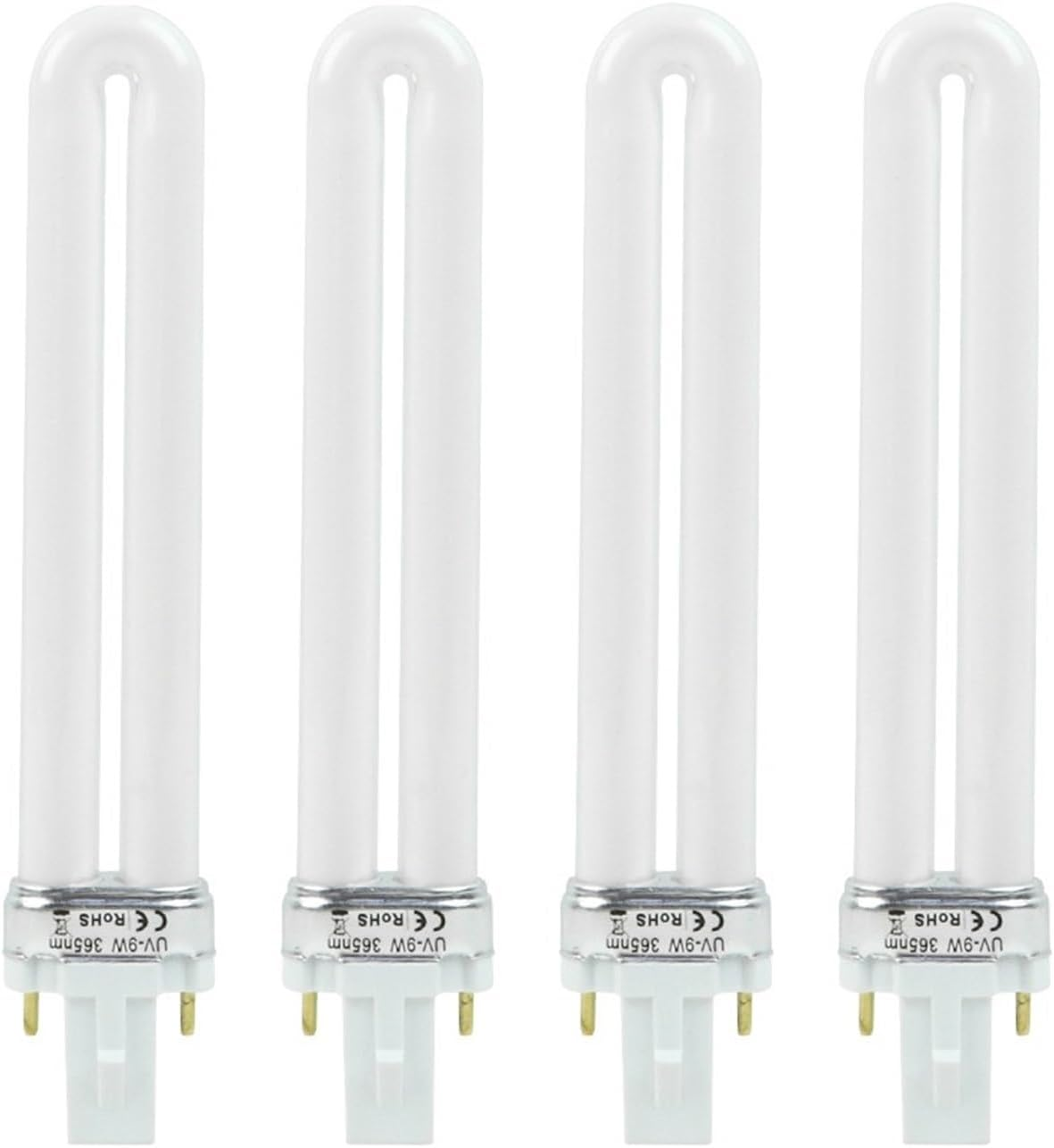4 PCS Replacement 9W UV 365Nm Lamp Bulb Tube for Nail Art Dryer UV Electronic Tube Accessories image number 2