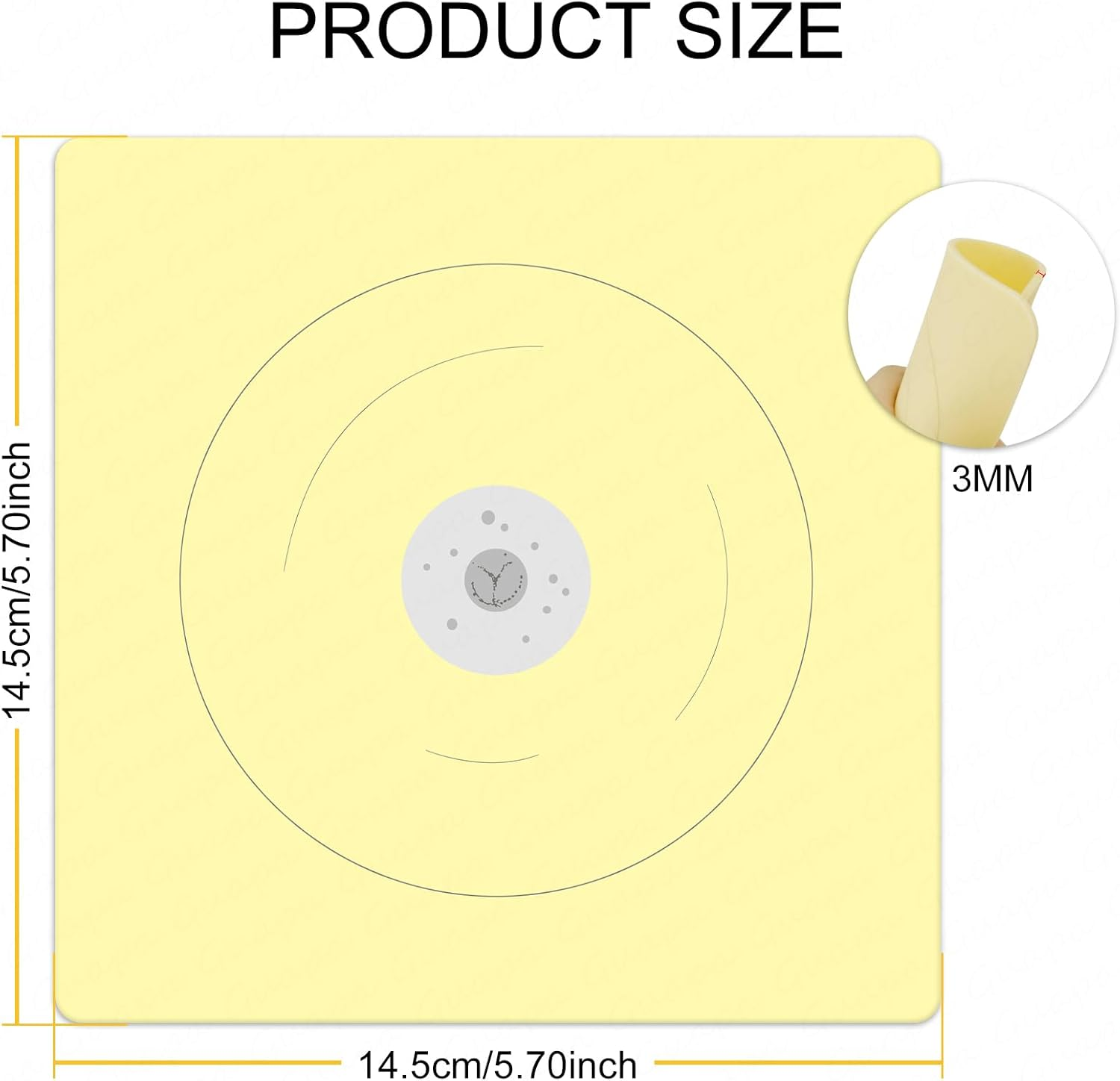 Areol Tattoo Practice Skin Realistic Flexible 3Mm Thick for Nipple and Areole 3D Tattoos (Set 3)