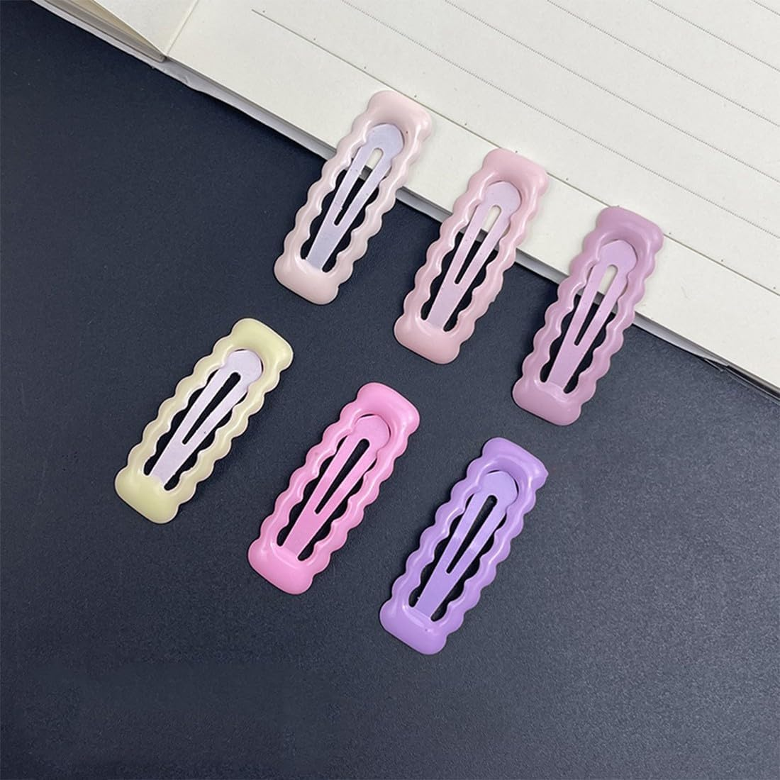 COYUN Pack of 12 Hair Snap Clips - Star Hair Clips, Pentagram Hair Clips, Metal Hair Clips, Sequin Hair Clips, Hair Styling Accessories for Girls and Women image number 1