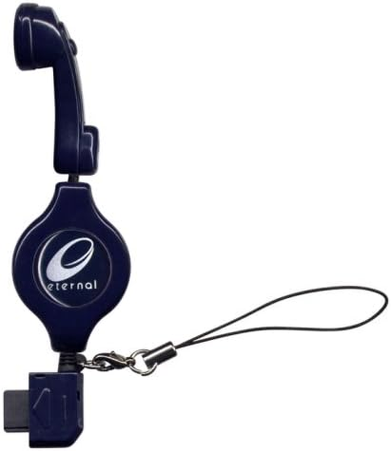 Vivid ET-SK83 Color Reel Style Earphone Microphone Blue