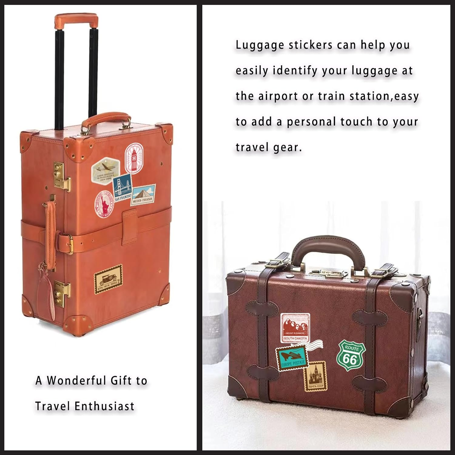 Prstincol 300 Pcs Vintage Travel Stickers Ticket Stickers for Journaling,Luggage Stickers Stub Stickers Vintage Stickers for Junk Journal Crafts Laptop Water Bottle Album Scrapbook image number 5