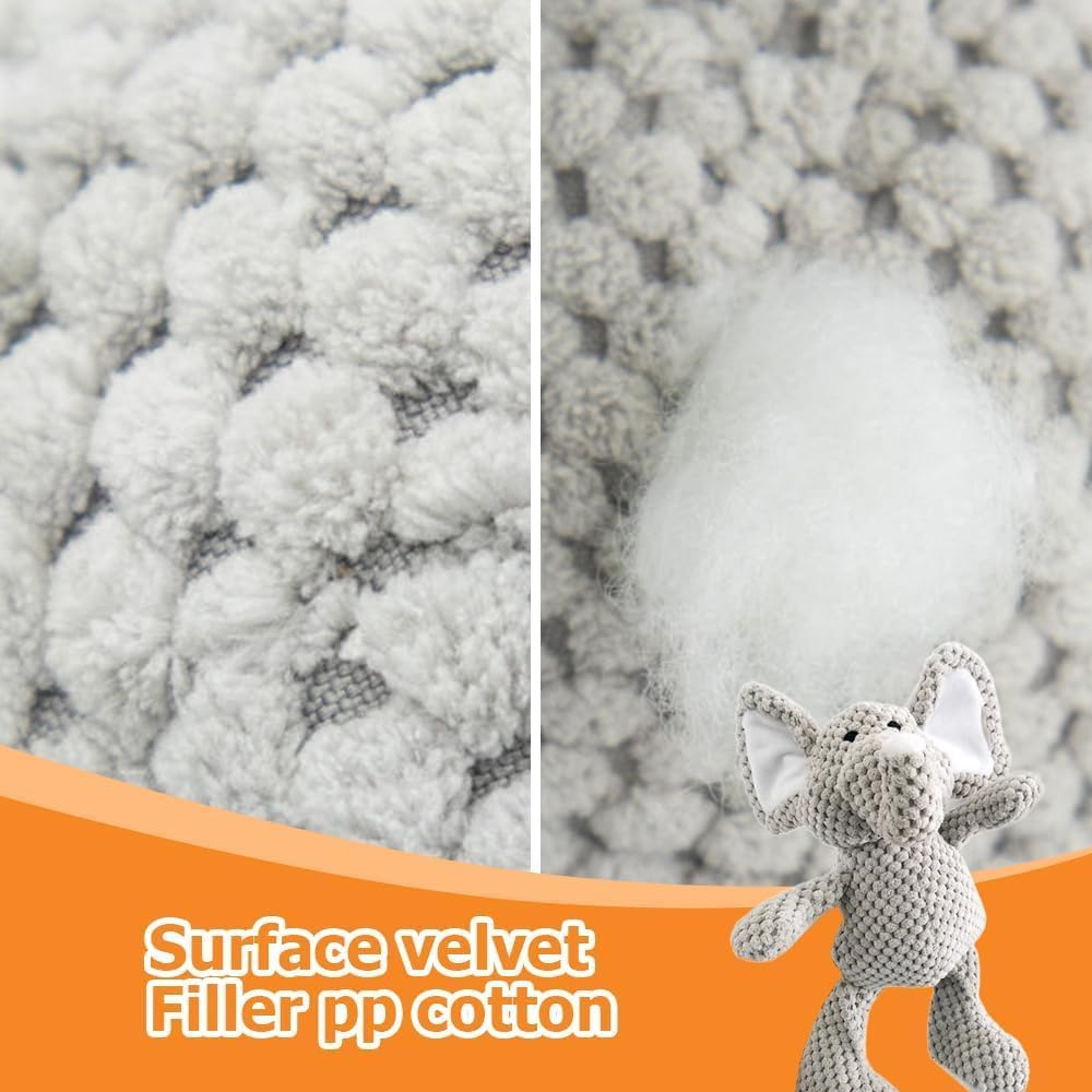 Designed for Heavy Chewers, 2024 Newest Dog Animals Chew Toy, Invincipaw Animals for Heavy Chewers, Animals for Heavy Chewers Tough Stuffed Animals Suitable Large, Medium and Small Dogs (#4) image number 6