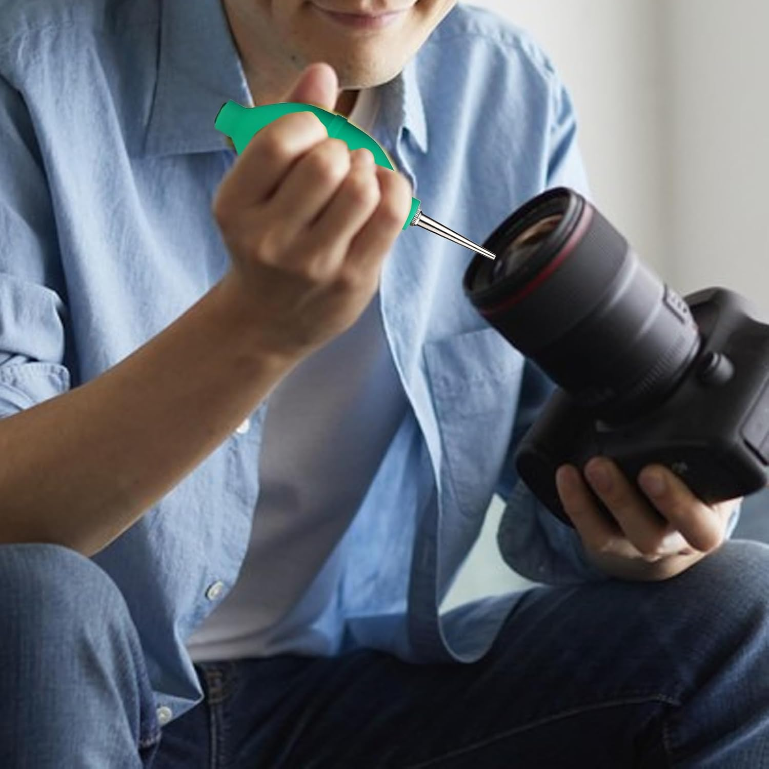 Dust Blowing Blow &ndash; Watchmaker Air Blower Tool, Mini Dust Cleaning Device, Portable Mechanism Cleaner, Multi-Purpose Watch Repair Accessory | for Timepieces Hobbyist Watch Clock Maintenance Precision image number 5