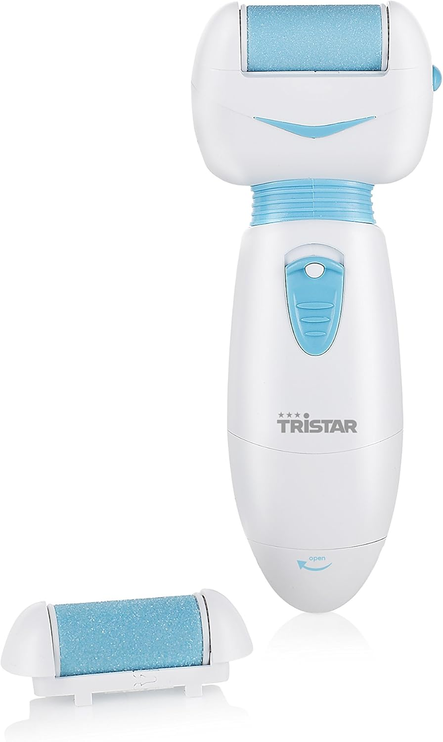 Tristar MP-2395 Electric (Battery) Wet & Dry Callus Remover, Includes 2 Rolls [Coarse and Fine] image number 6