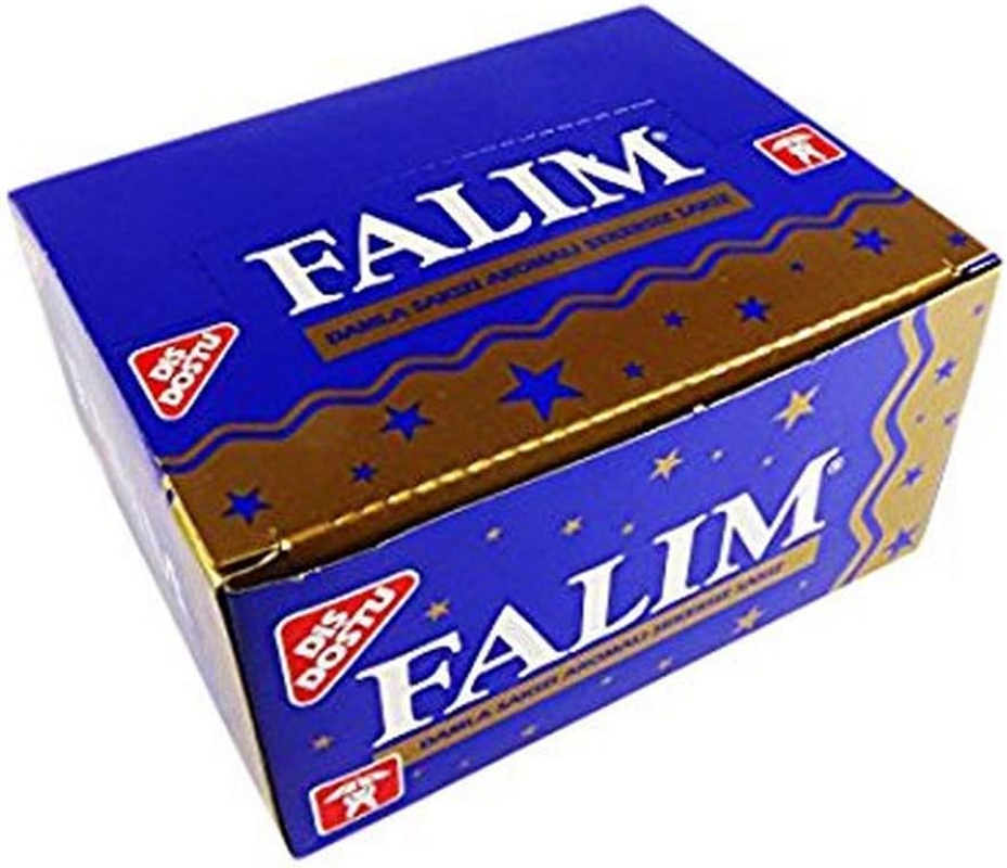 Falim 100 Pieces Mastic Flavoured Sugar Free Chewing Gum-Damla Sakizli- Jawline Chewing Gum image number 1