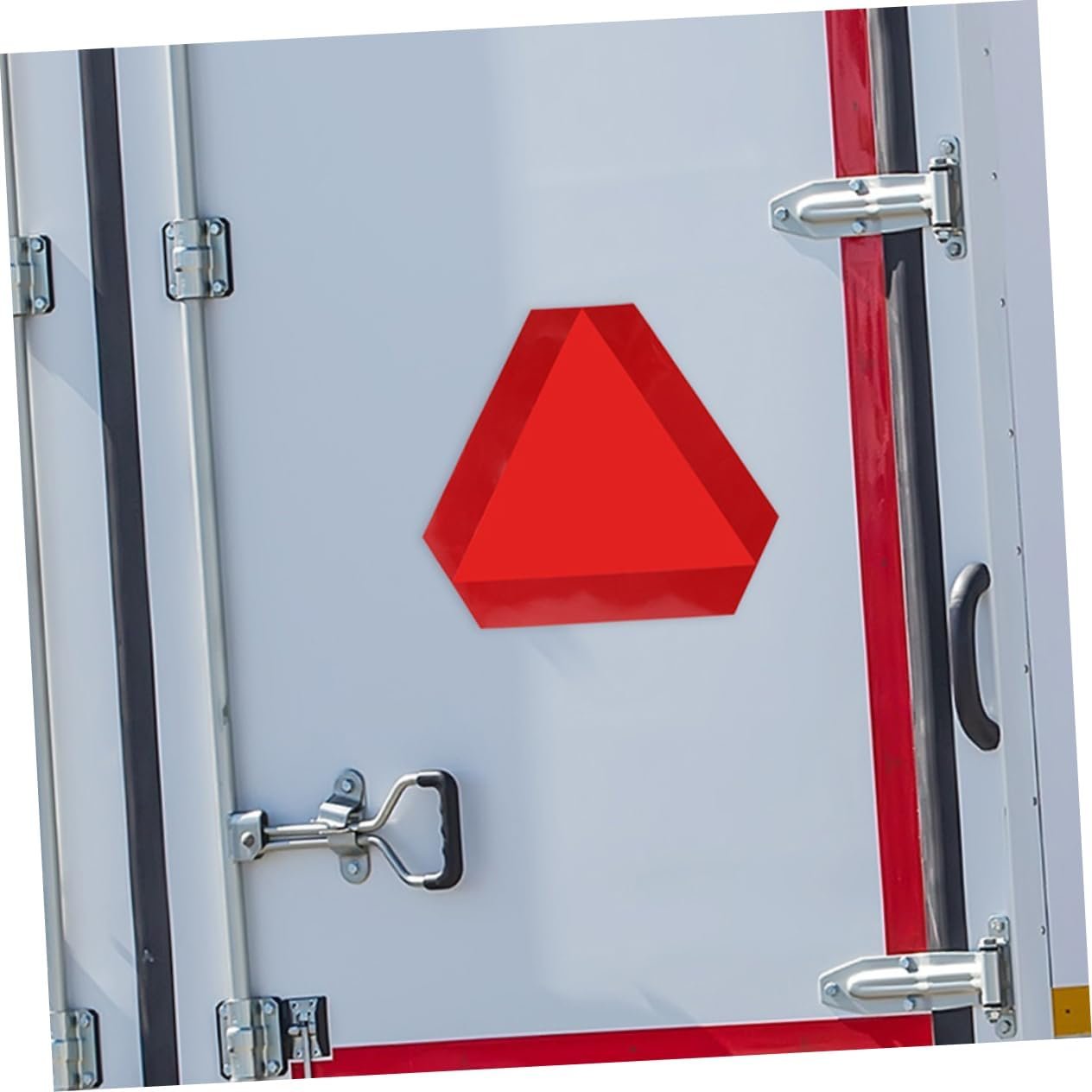 2Pcs Reflective Warning Triangle Sign for Slow Moving Vehicle Dark Signs image number 6