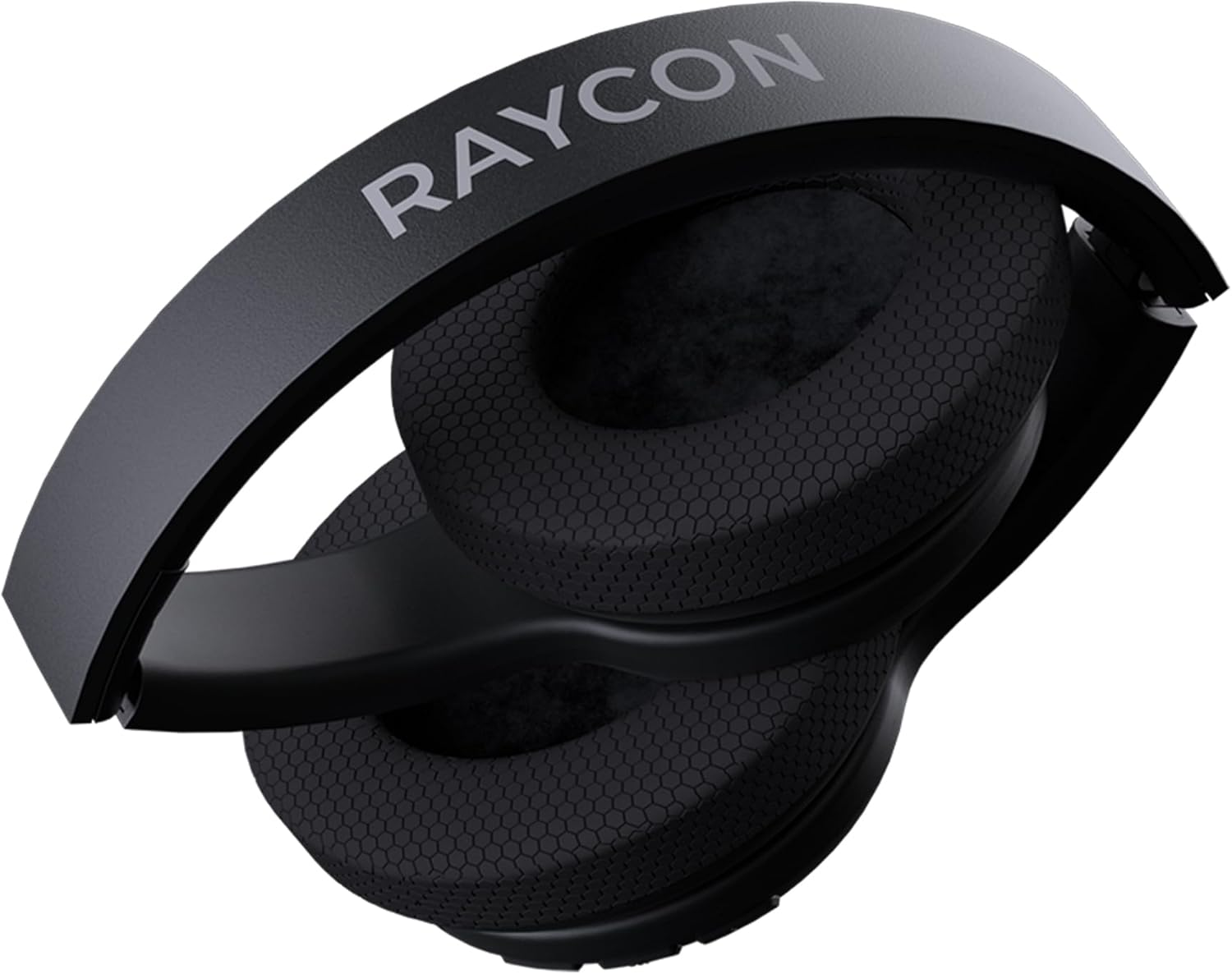 Raycon Fitness Headphones - Wireless Over-Ear Headphones with 38 Hours Battery Life, Active Noise Cancellation, Voice Command, Interchangeable Ear Pads, IPX4 Water Resistance, (Black) image number 6
