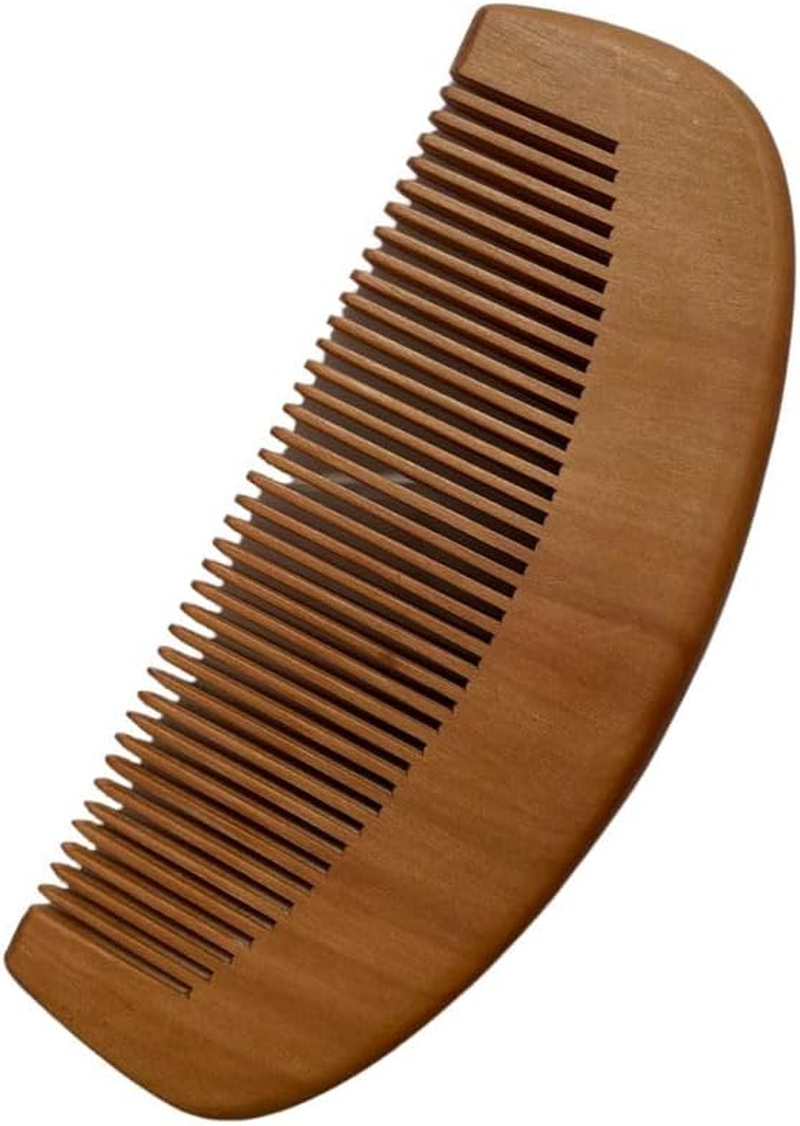 Daiso [Japanese Style] Peach Wood Natural Comb - anti Static Hair Lustrous Hair Can,Also Make Oil Combs. 8973 image number 2