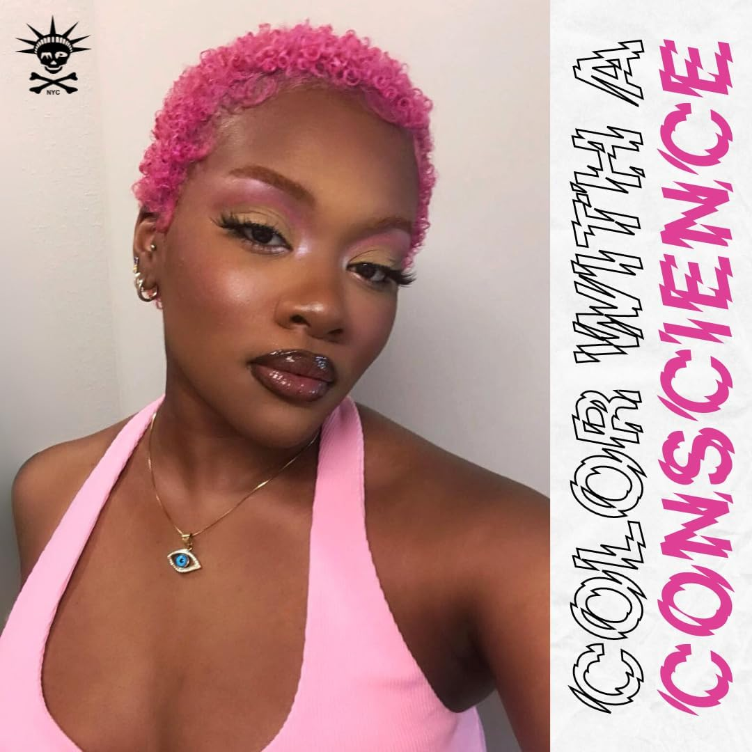 MANIC PANIC Classic Hot Hot Pink Semi Permanent Hair Color - Neon Pink Hair Dye for Women & Men That Lasts 4-6 Weeks - Vegan, Ammonia & Cruelty-Free - Create & Mix Custom Shades (4Oz) - Electric Banana image number 3