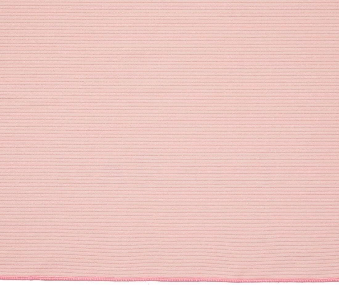 Nabaiji Decathlon Ultra Compact Microfibre Stiped Towel, Fluo Pale Peach, Large