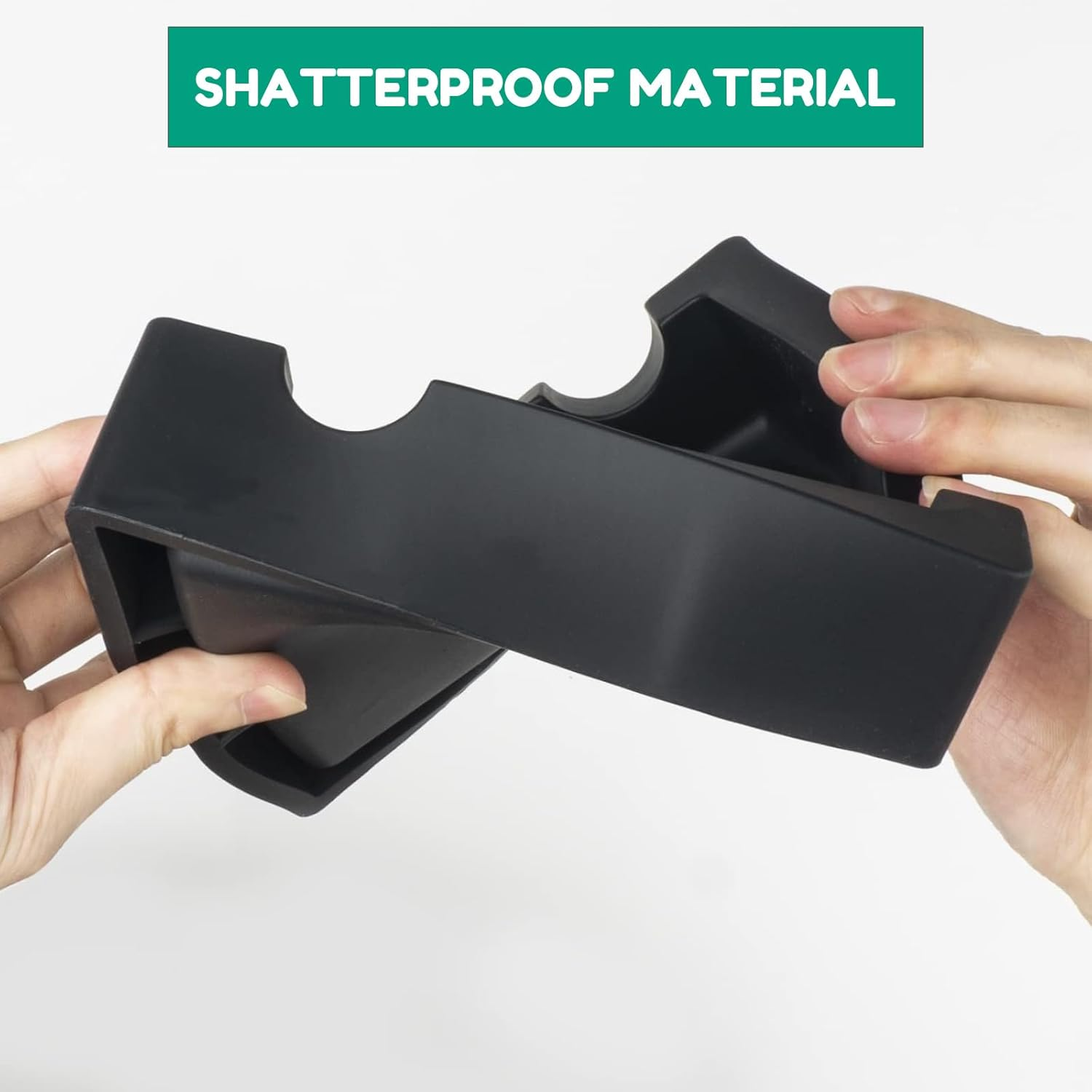 Unbreakable Silicone Cigar Ashtray - Large 15Cm X 15Cm Outdoor/Indoor Use, 4 Cigar Holders, Weatherproof & Scratch-Resistant (300G) image number 3