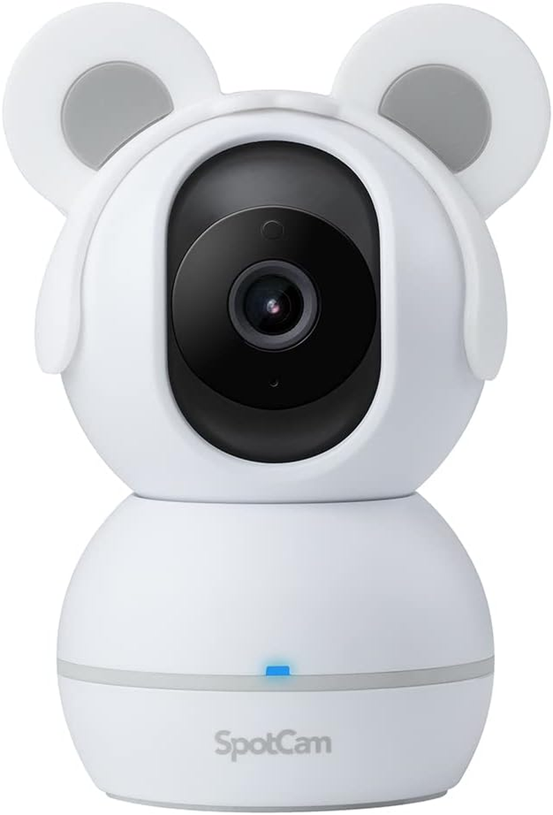 Spotcam Babycam Wireless Security Camera for Baby Monitoring,1080P, Night Vision, Lullabies & White Noise, Two-Way Talk, Motion Sound Alert, Pan/Tilt, Baby Tracking, Free Fulltime Cloud Recording image number 2