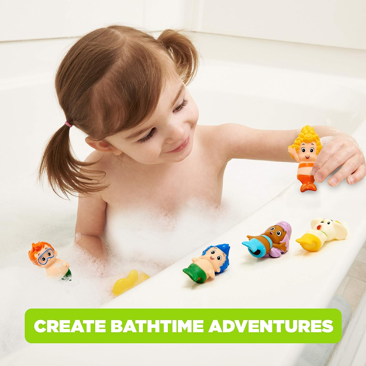 Nickelodeon Bubble Guppies Finger Puppets - Party Favors, Educational, Bath Toys