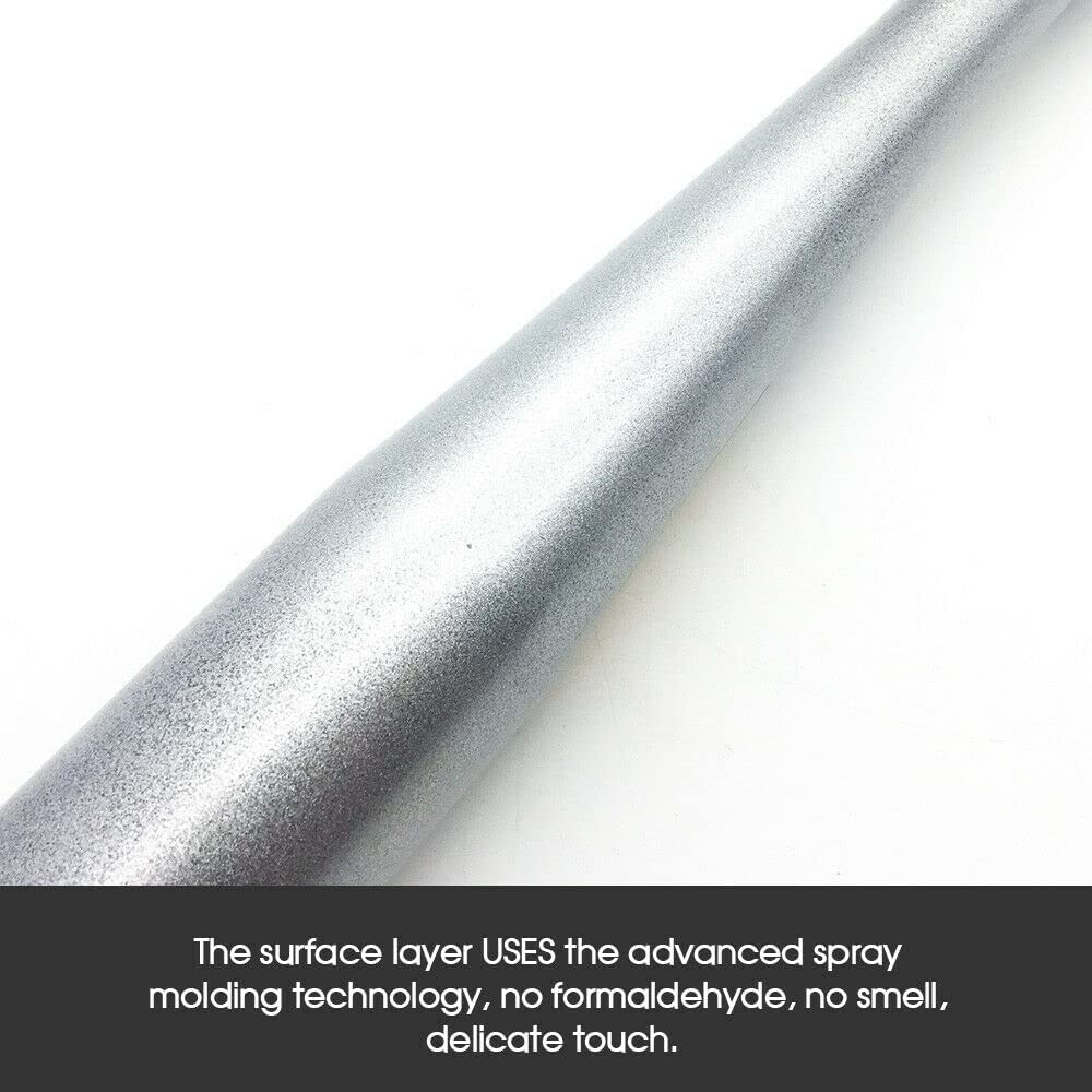 25Inch 63Cm Steel Alloy Silver Baseball Bat Racket Softball Outdoor Sports image number 2