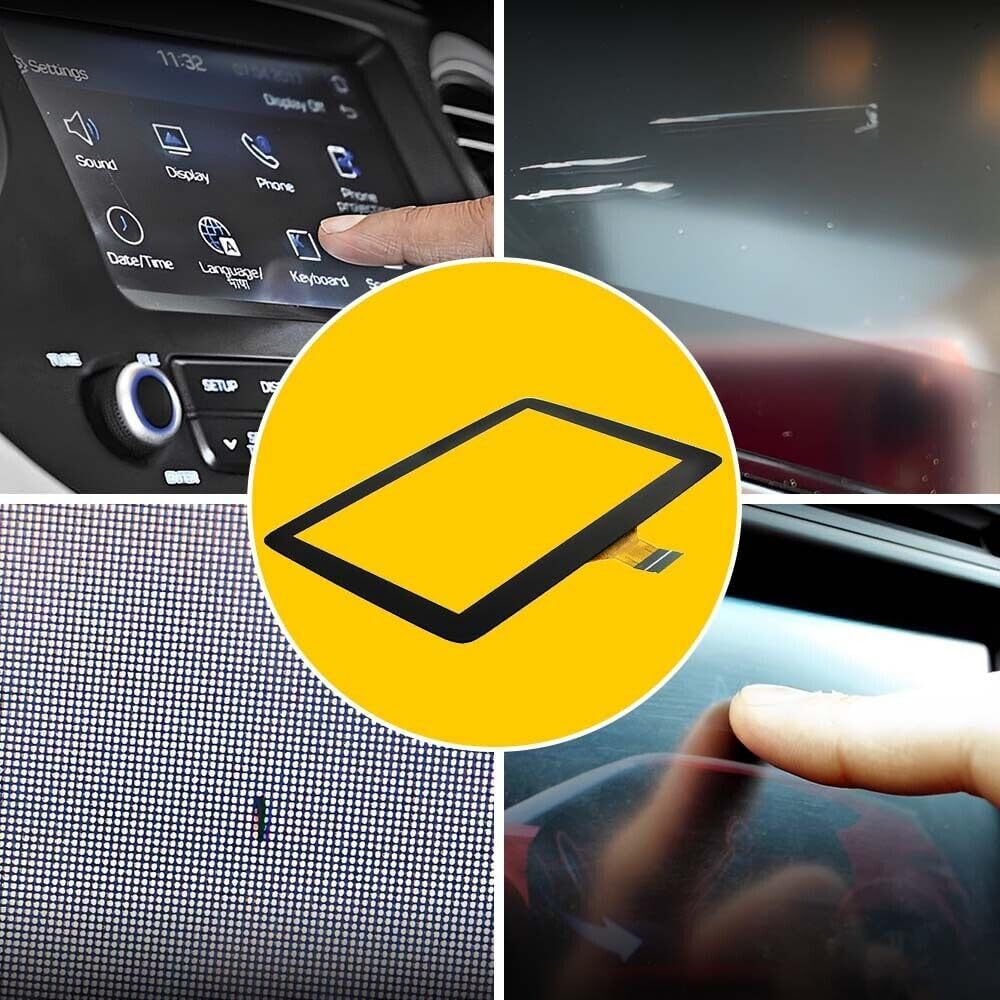 Micarun 7 Inch Touch Screen Digitizer Display Glass Car Touch Display Glass for Mazda 3 2014 2015 2016 Scion Ia 2016 Mazda CX-3 2016 2017 Mazda MX-5 2016 2017 2018 2019 Replace BHP1611J0D K40005A29F image number 5