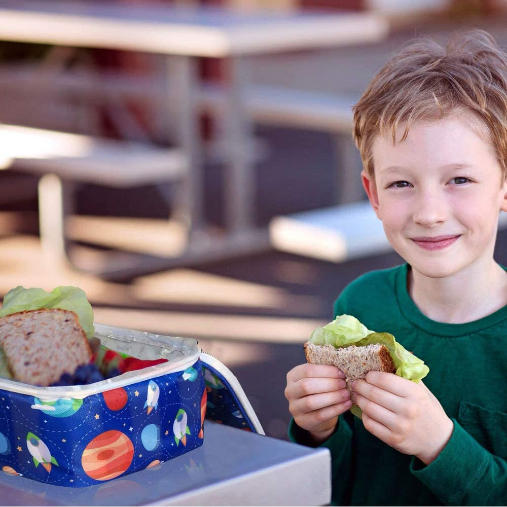 Sachi 'Style 225' Insulated Junior Lunch Tote - Outer Space image number 6